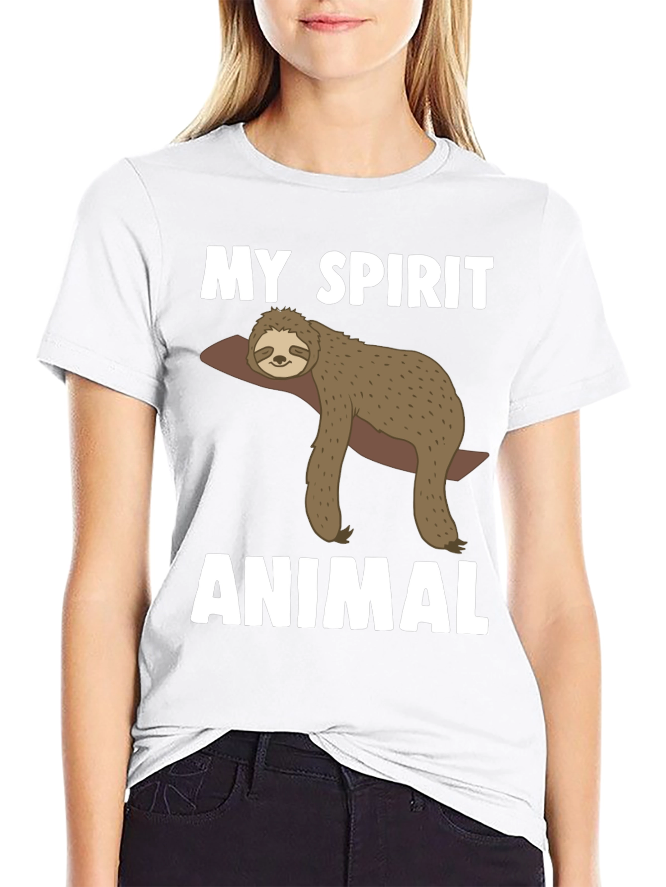 My Spirit Animal Sloth Graphic Tee