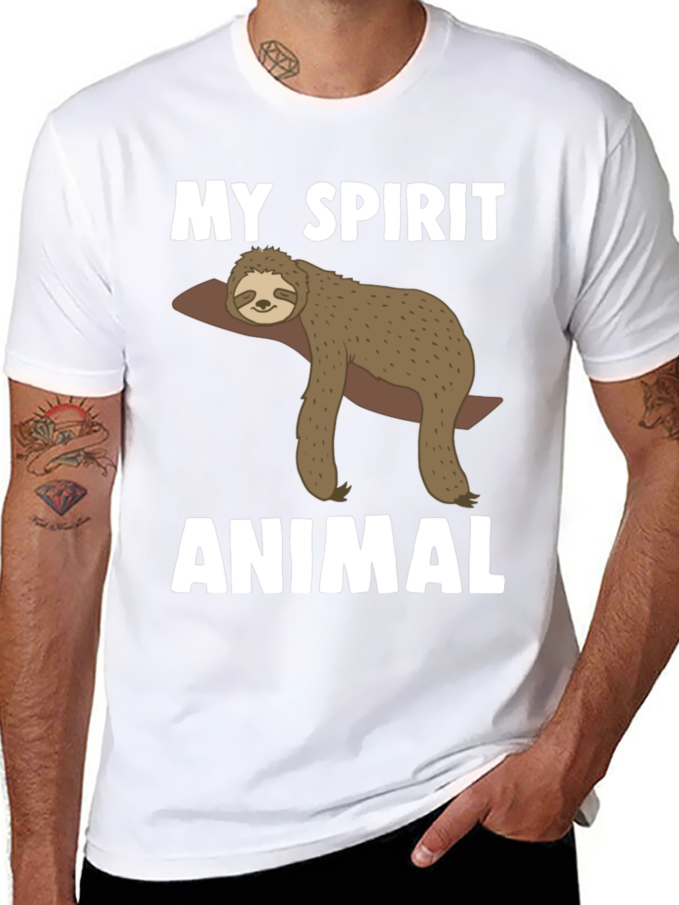 My Spirit Animal Sloth Graphic Tee