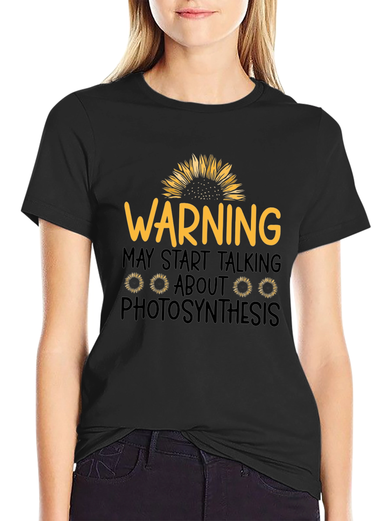 Warning Photosynthesis Graphic T-Shirt