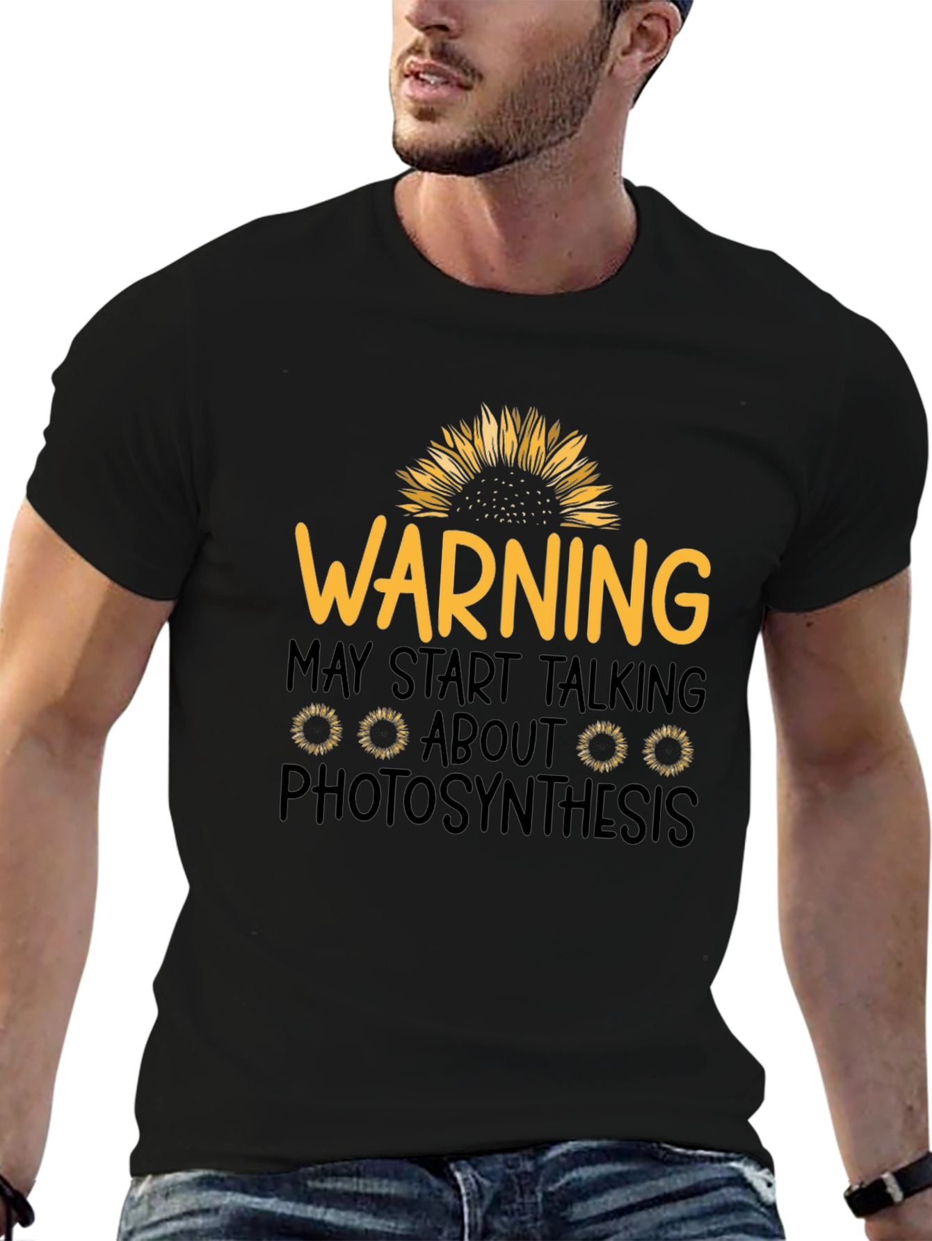 Warning Photosynthesis Graphic T-Shirt