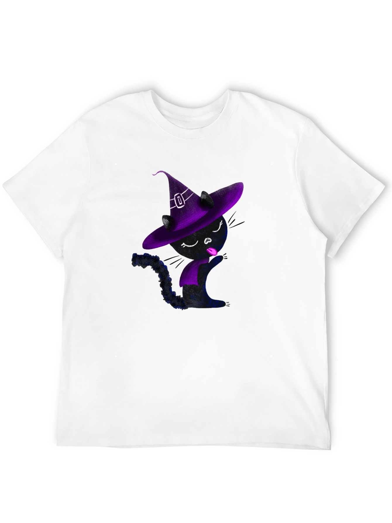 Witch Cat T-Shirt - Halloween Spooky Vibes