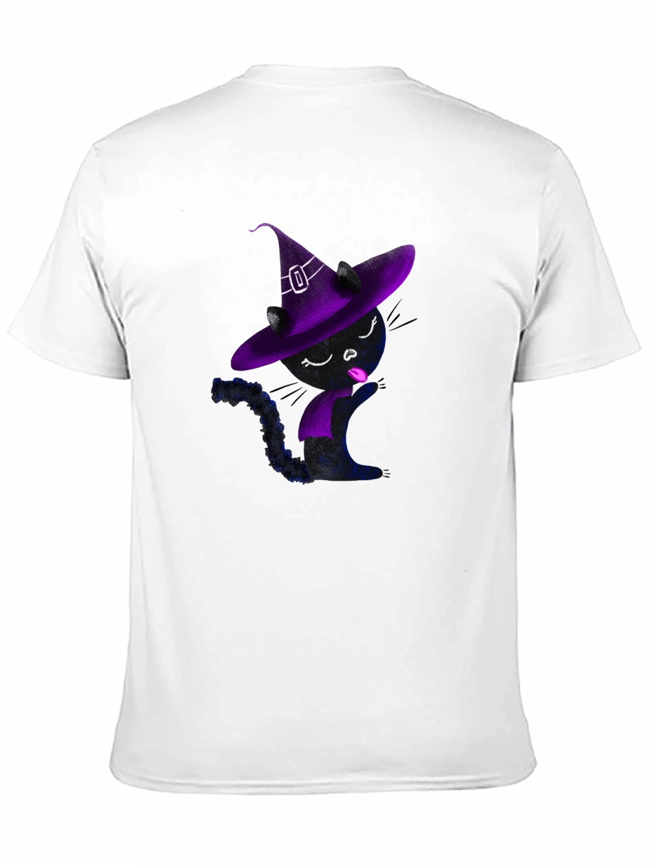 Witch Cat T-Shirt - Halloween Spooky Vibes