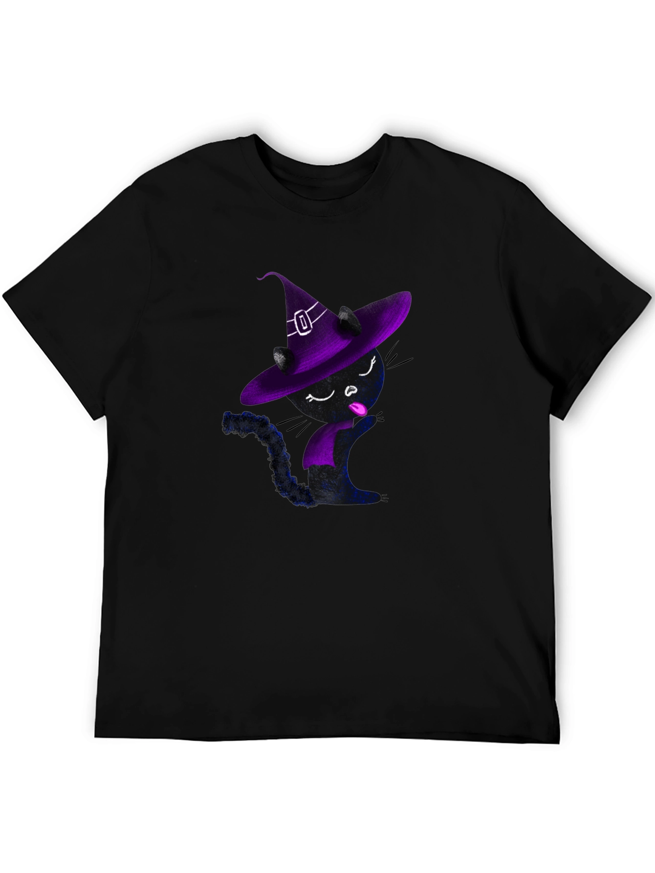 Witch Cat T-Shirt - Halloween Spooky Vibes