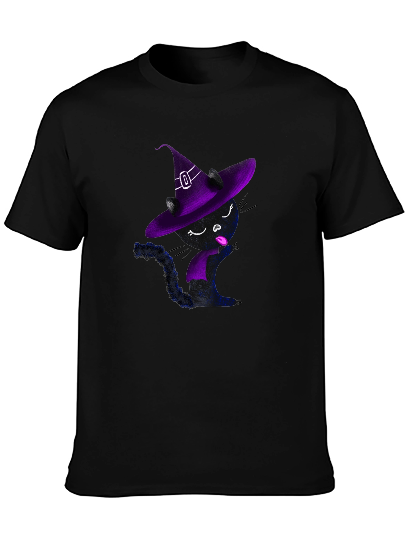 Witch Cat T-Shirt - Halloween Spooky Vibes