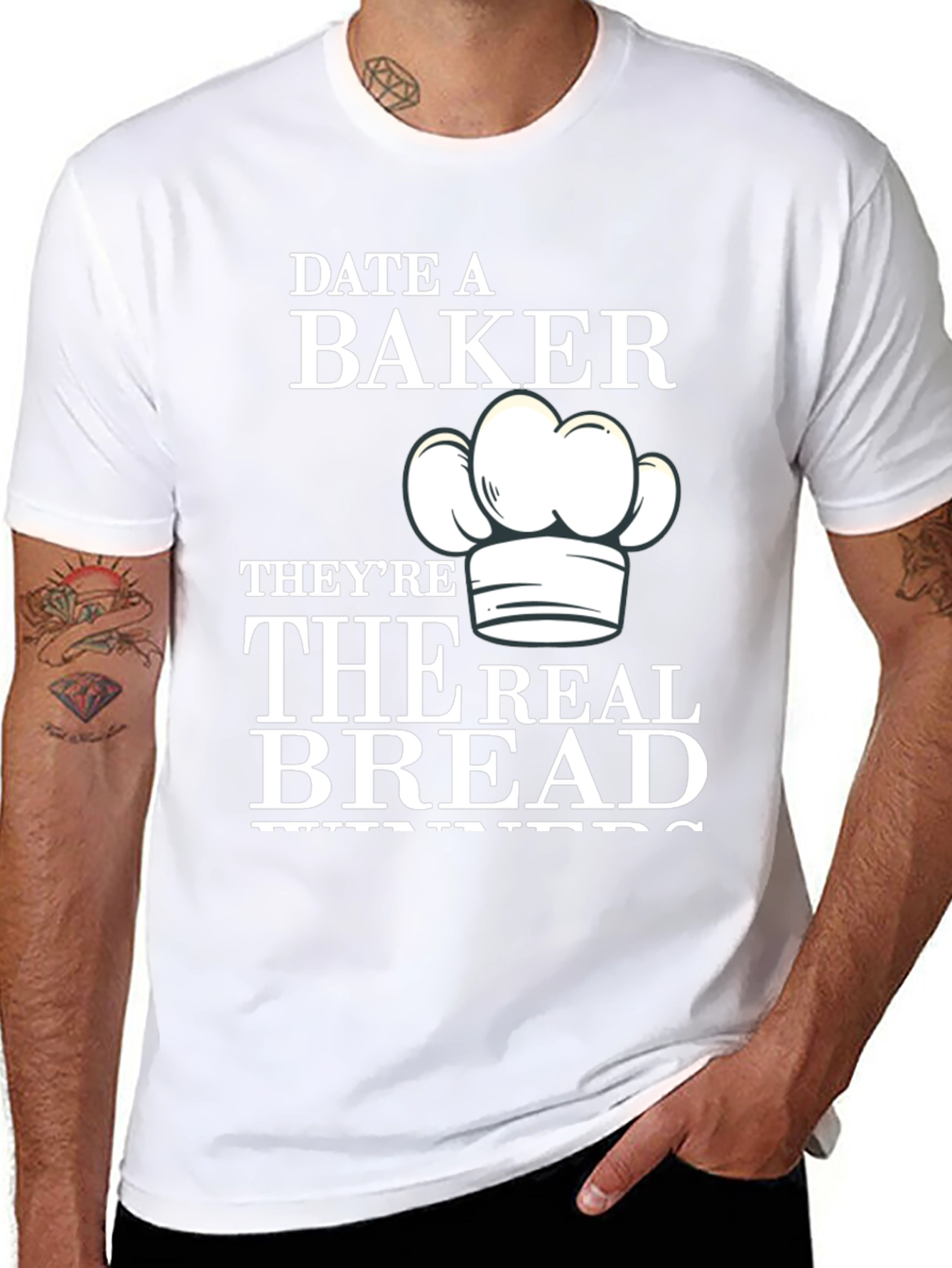 Date a Baker T-Shirt - The Real Bread Winners