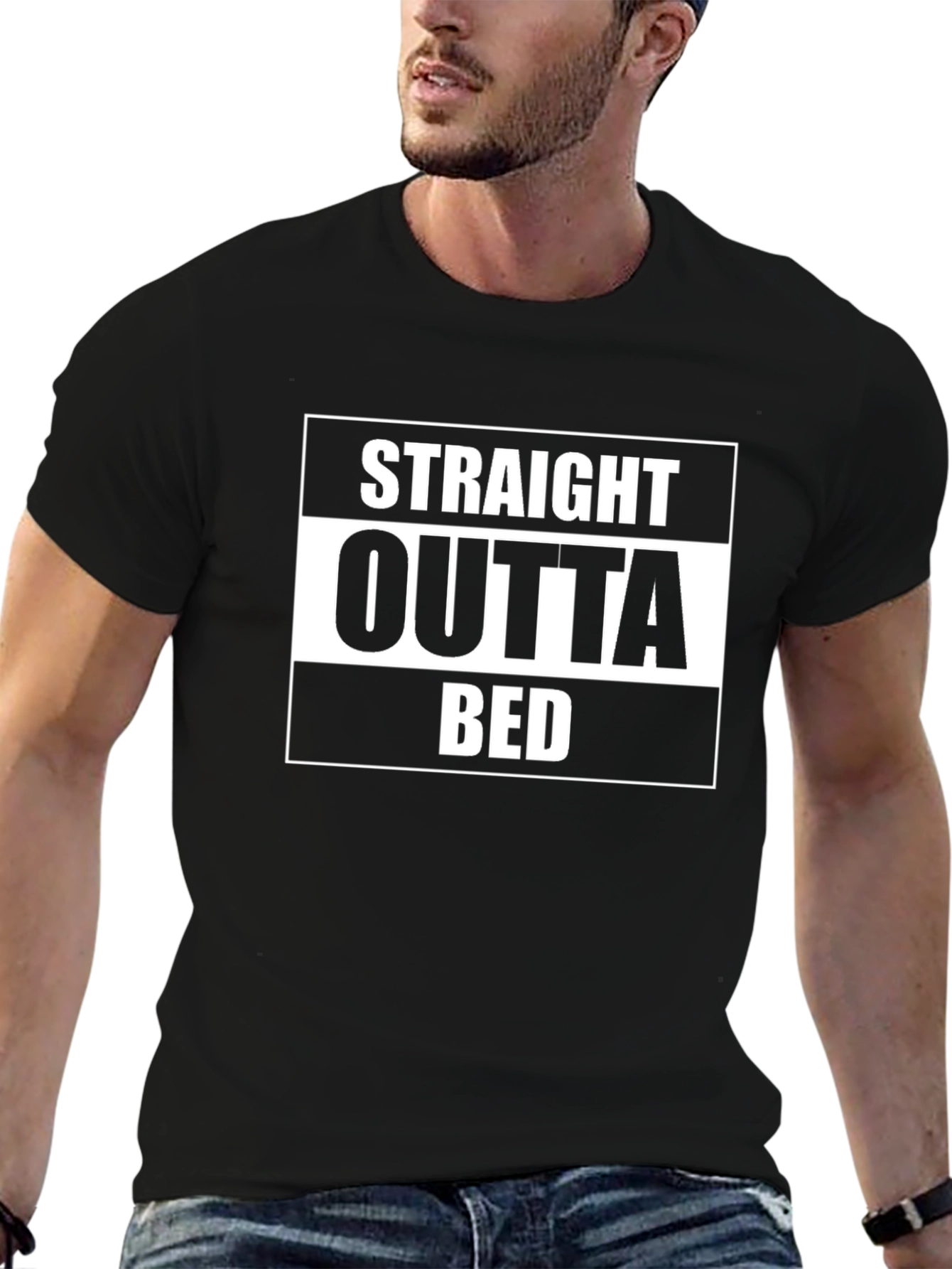 Straight Outta Bed Graphic T-Shirt
