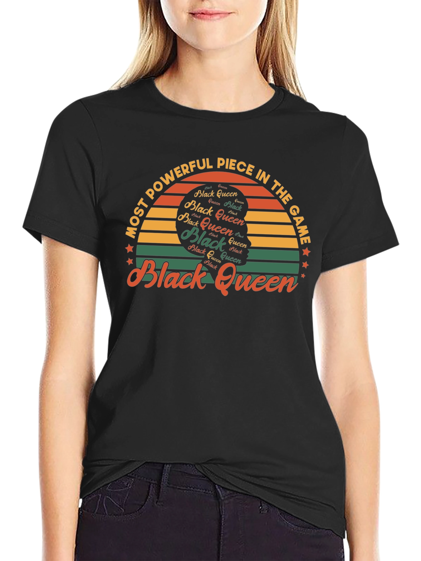 Black Queen T-Shirt - Most Powerful Piece