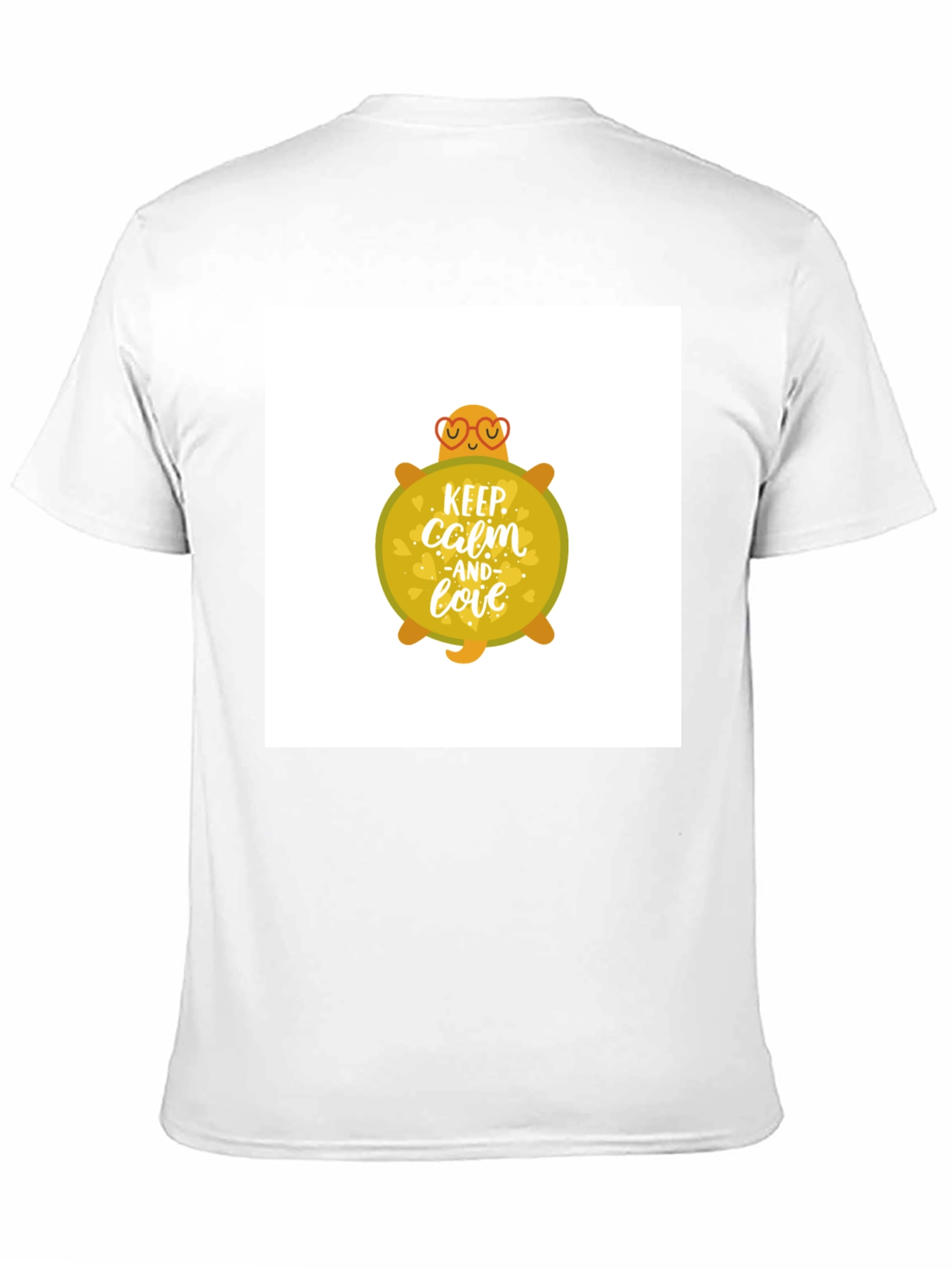 Keep Calm and Love Turtle Graphic T-Shirt