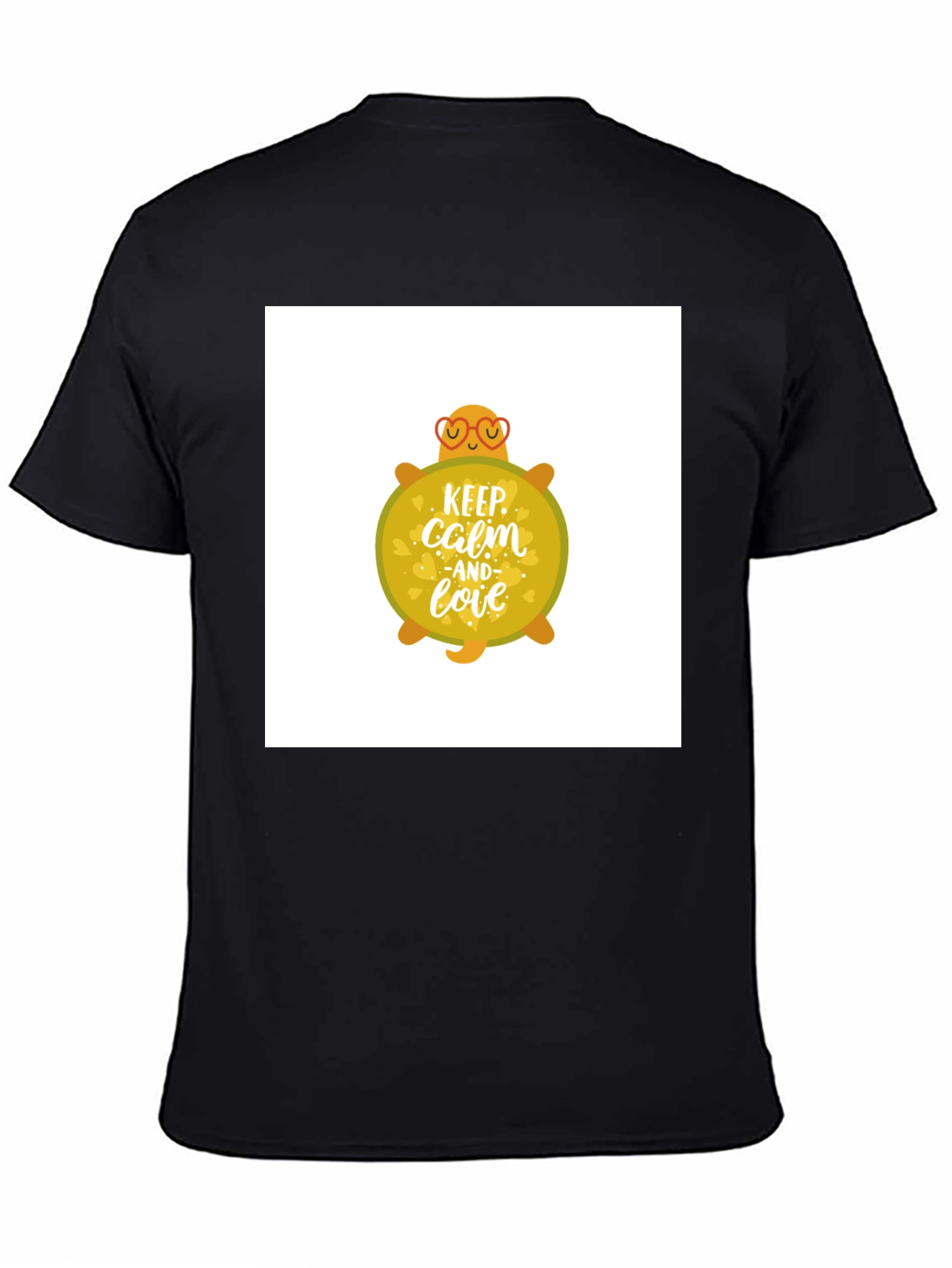 Keep Calm and Love Turtle Graphic T-Shirt