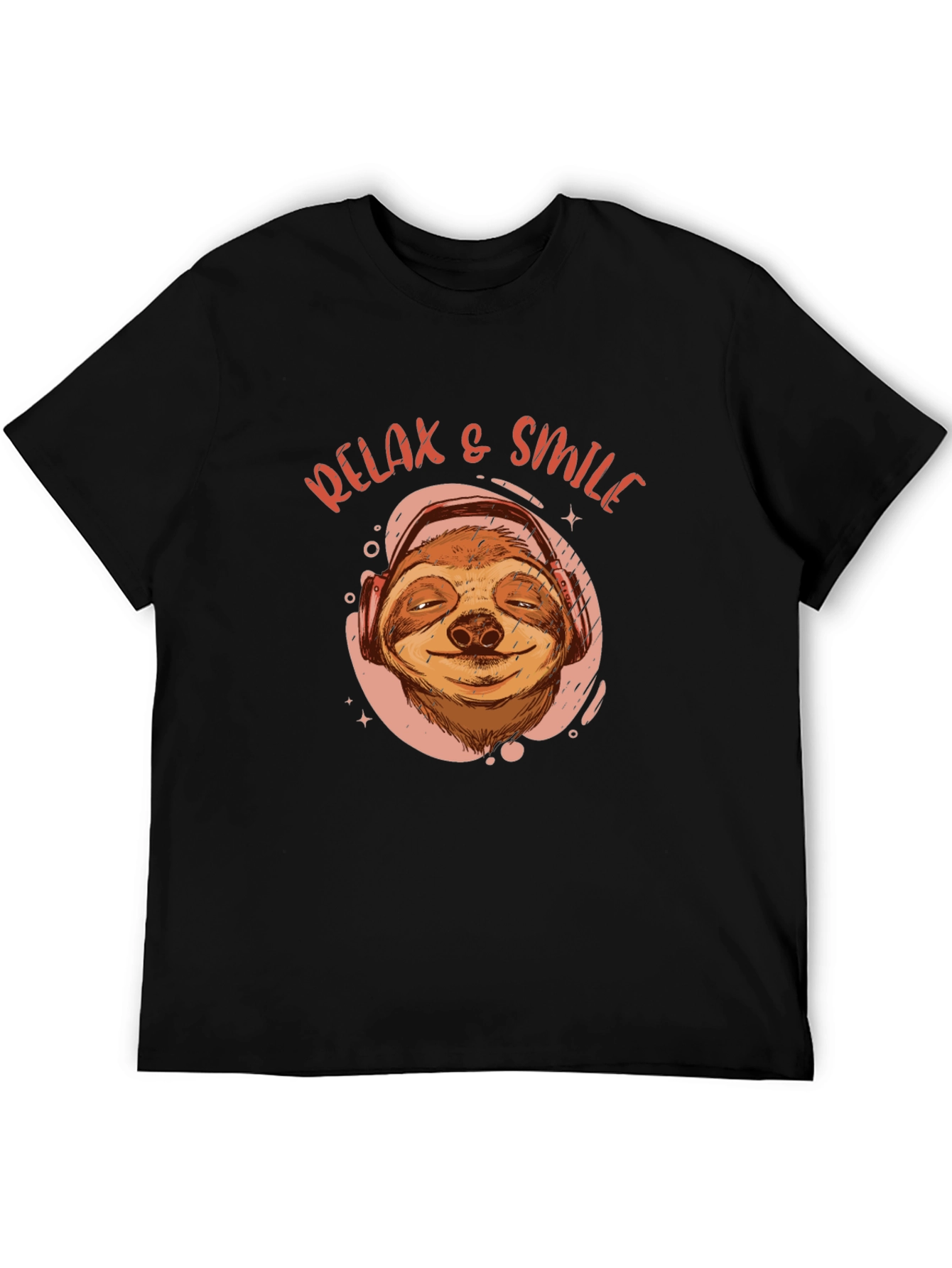 Relax & Smile Sloth T-Shirt - Cool Comfort