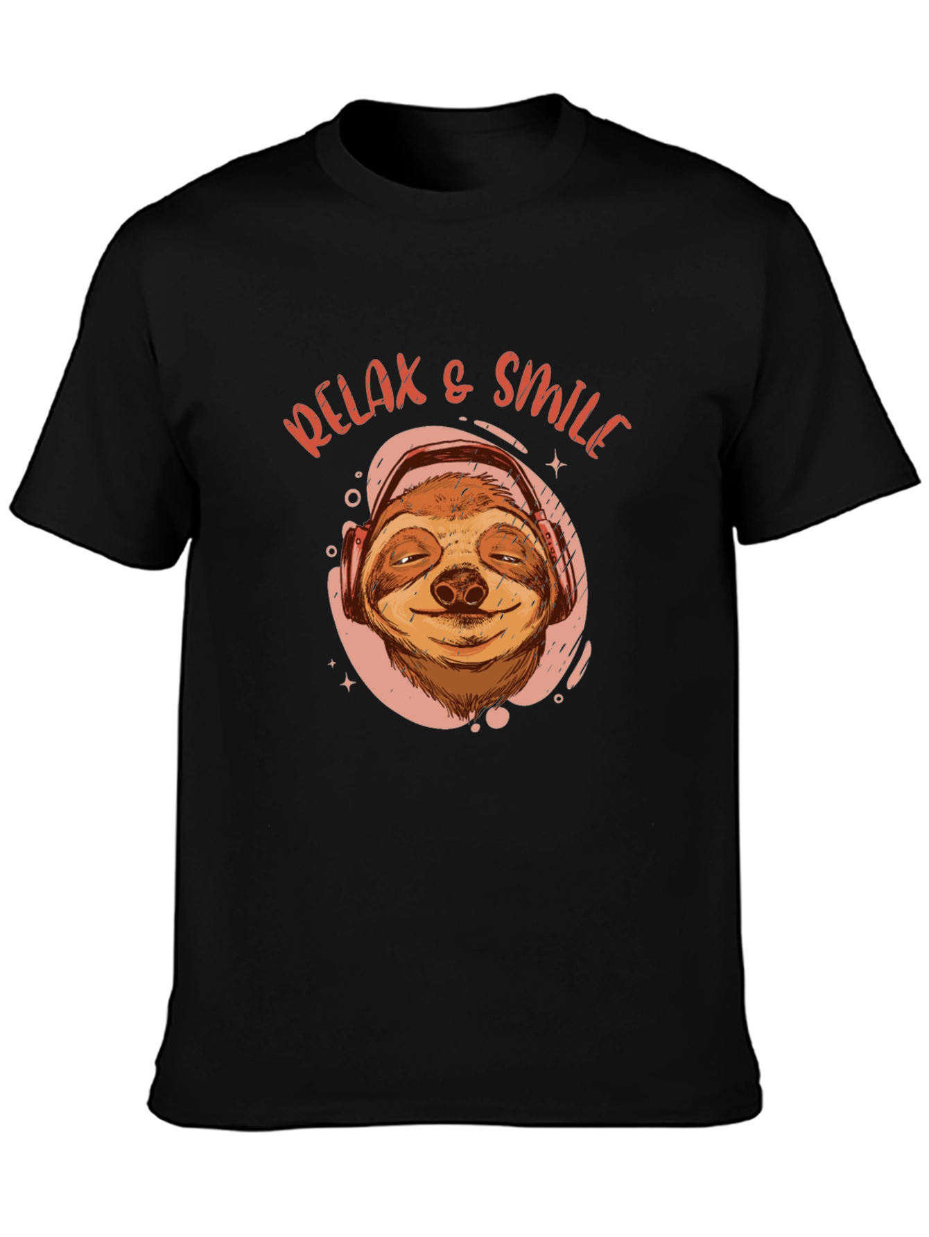 Relax & Smile Sloth T-Shirt - Cool Comfort