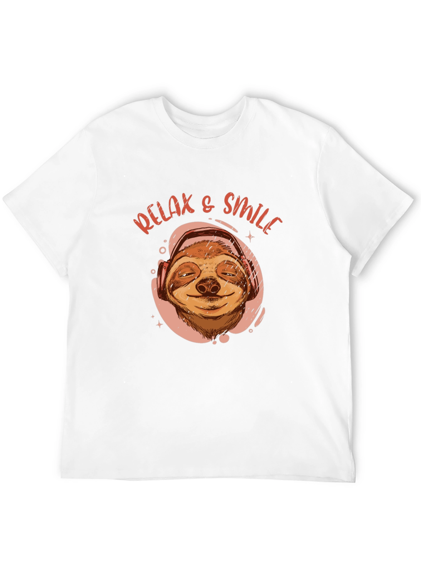 Relax & Smile Sloth T-Shirt - Cool Comfort