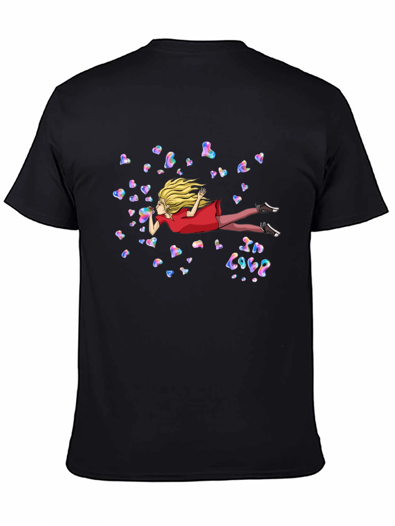 Whimsical In Love Heart Bubble T-Shirt
