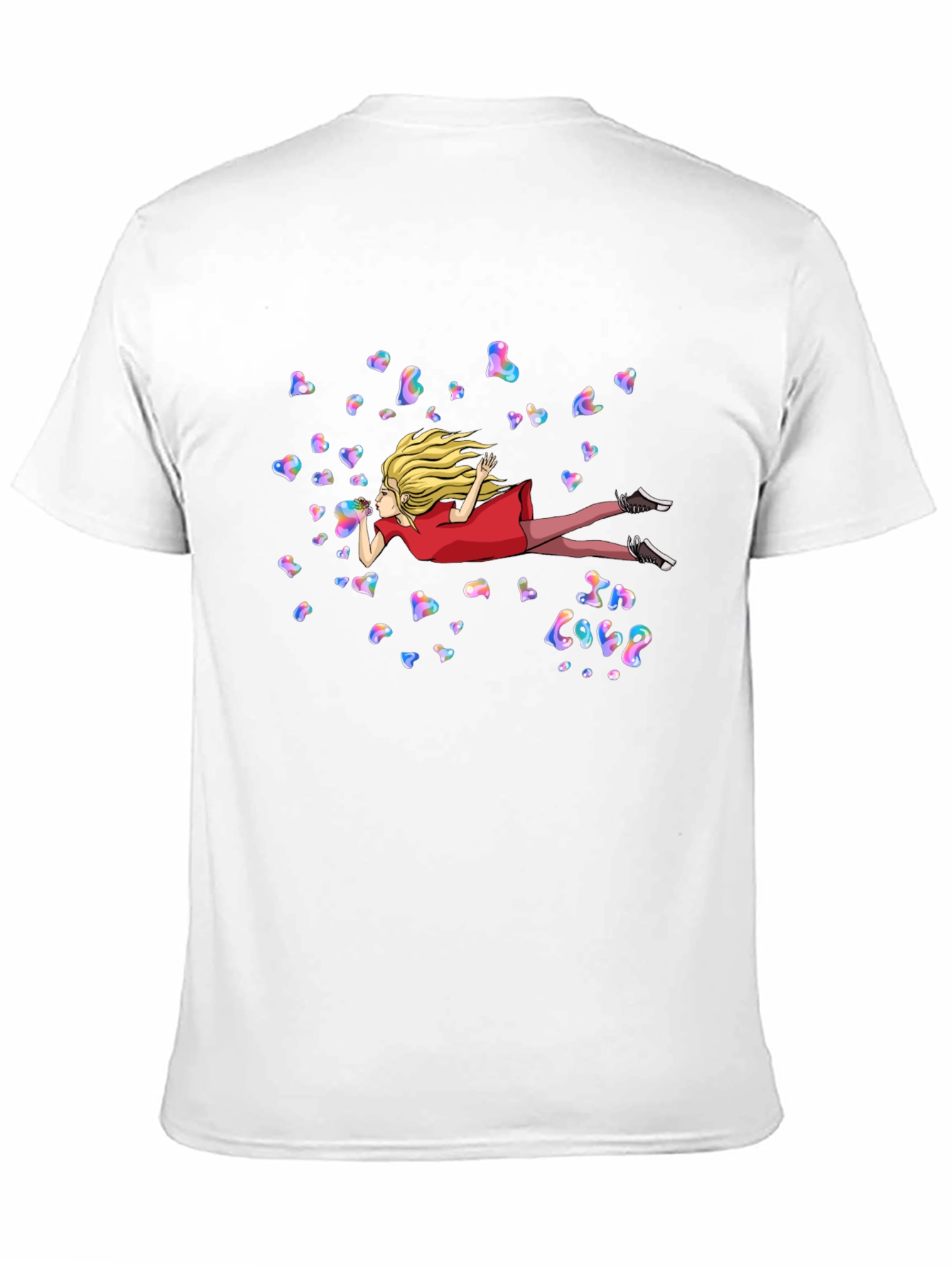 Whimsical In Love Heart Bubble T-Shirt