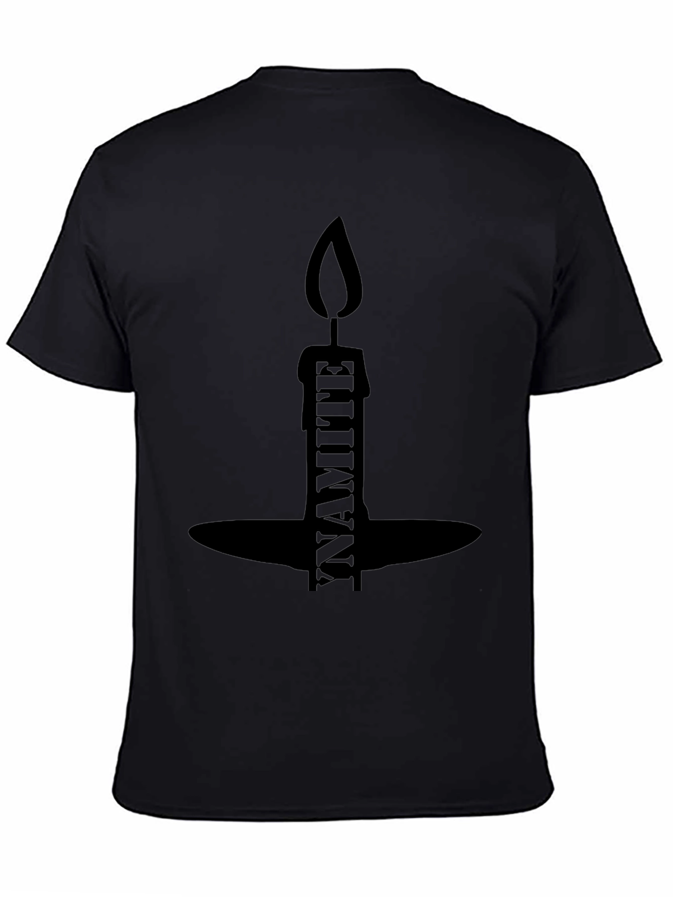 Dynamite Candle Graphic Black T-Shirt