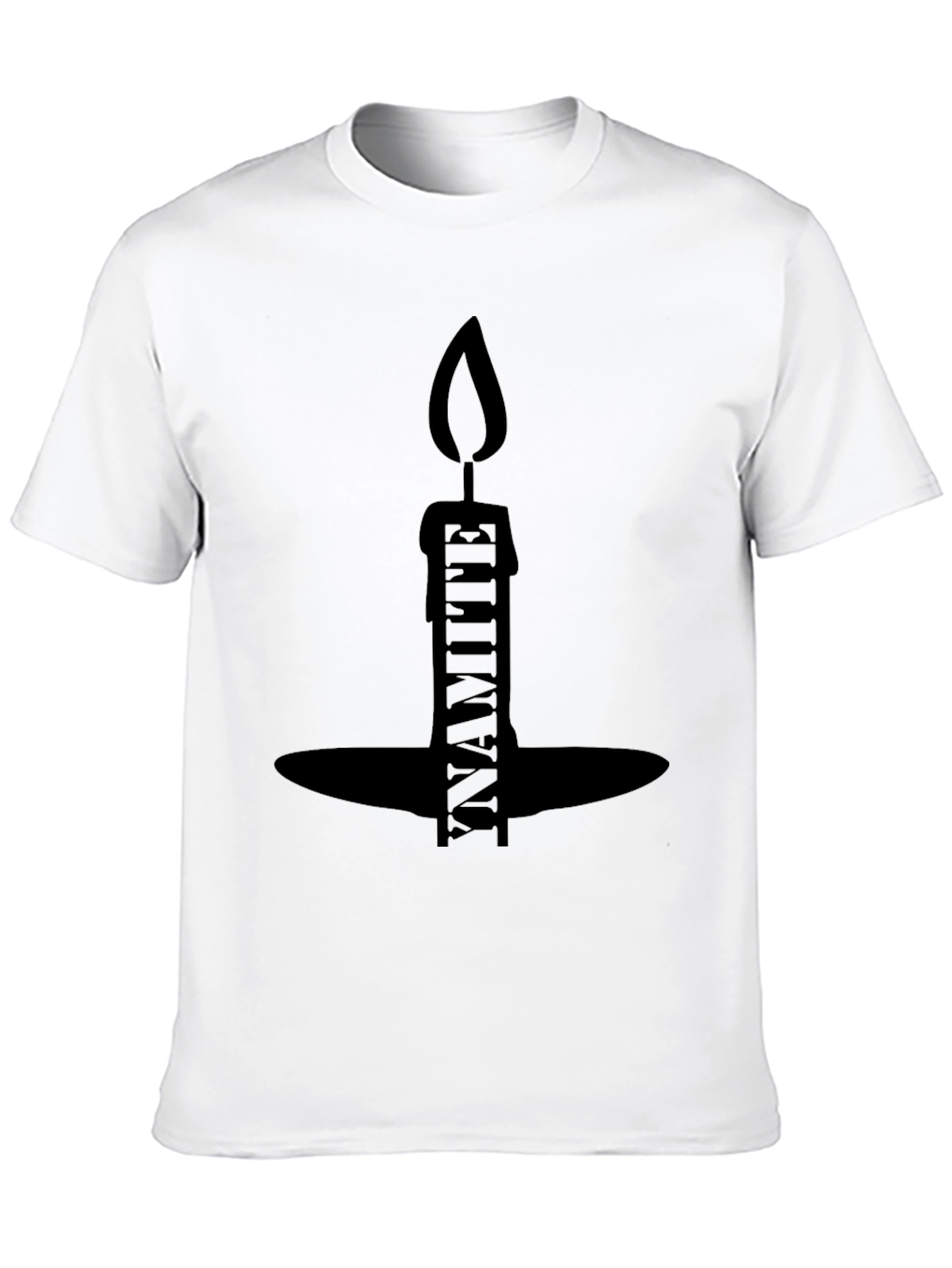 Dynamite Candle Graphic Black T-Shirt