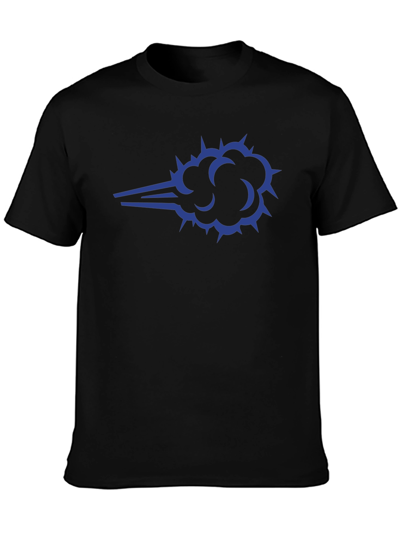 Cool Cloud Graphic Black Tee