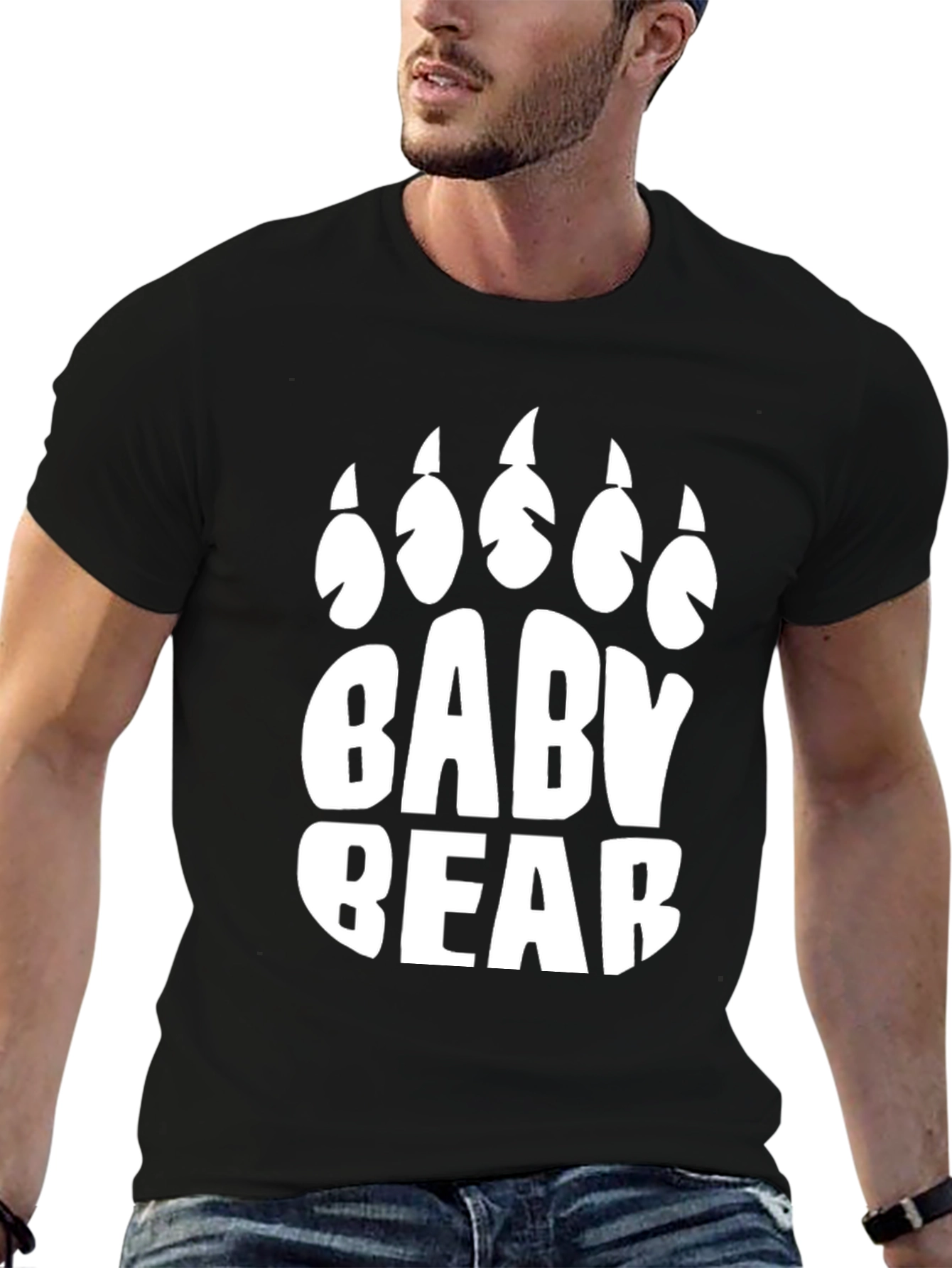 Baby Bear Paw Print T-Shirt - Cute Family Tee