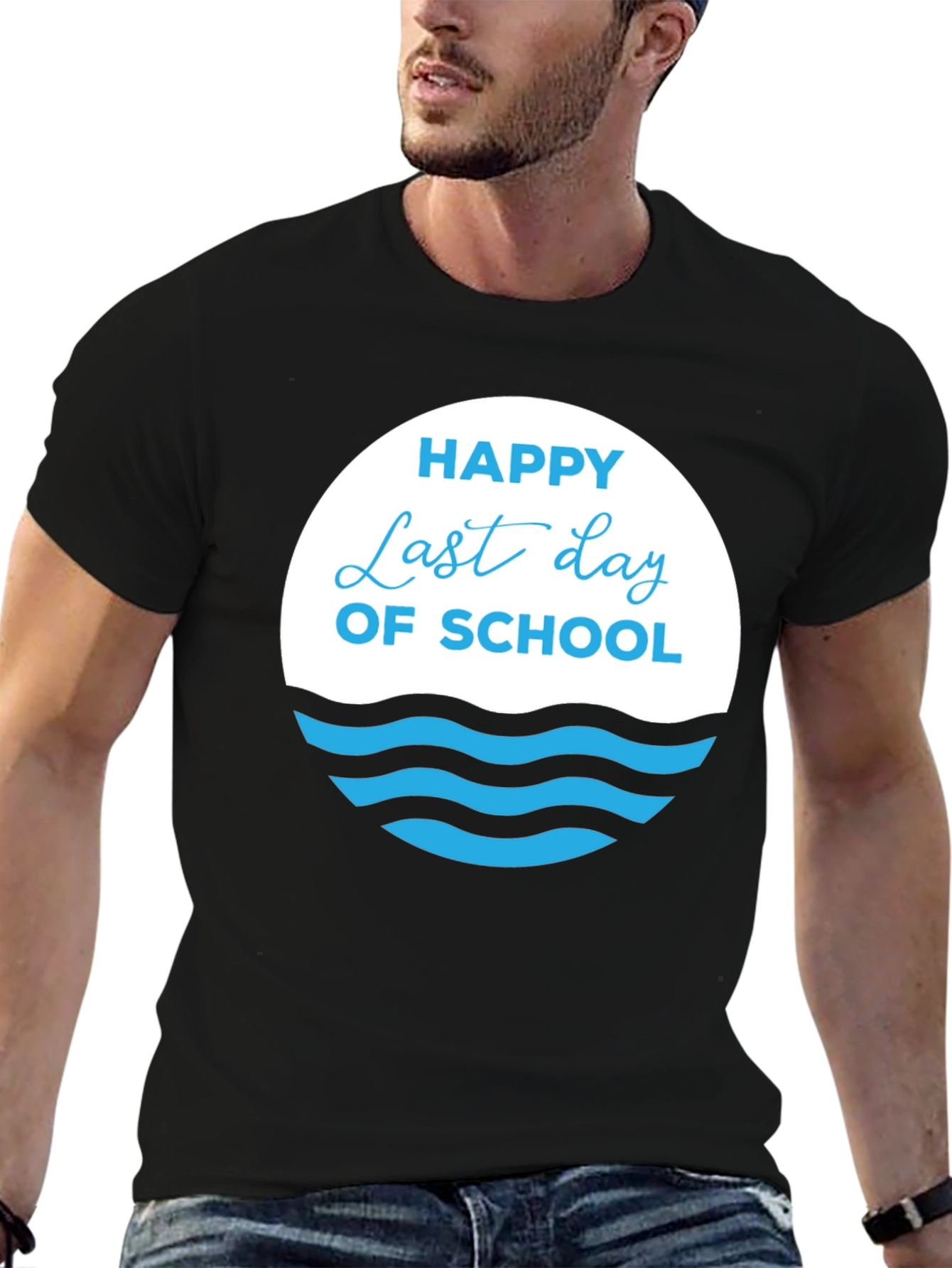 Happy Last Day of School Black T-Shirt