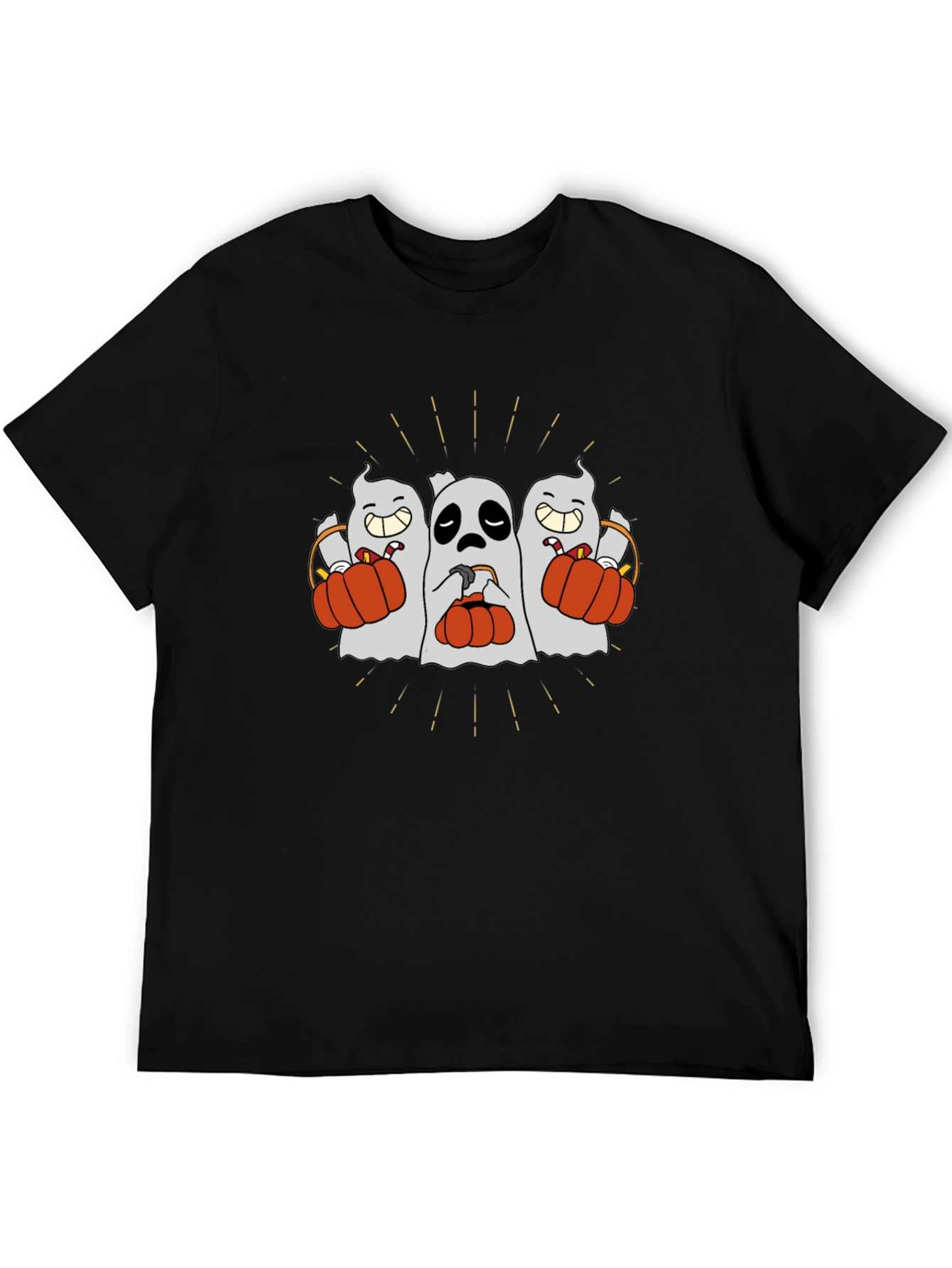 Spooky Ghost Trio Halloween T-Shirt