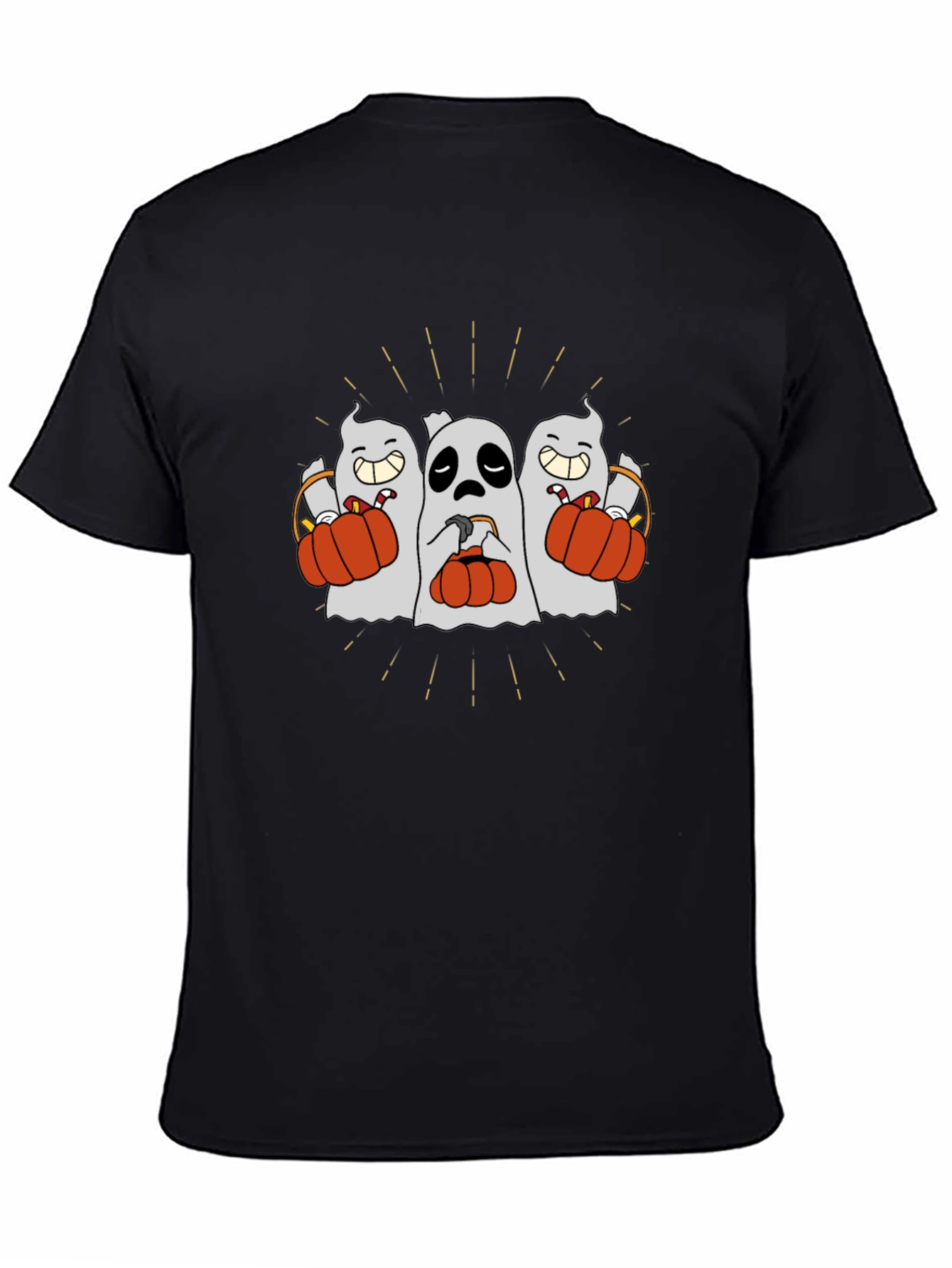 Spooky Ghost Trio Halloween T-Shirt