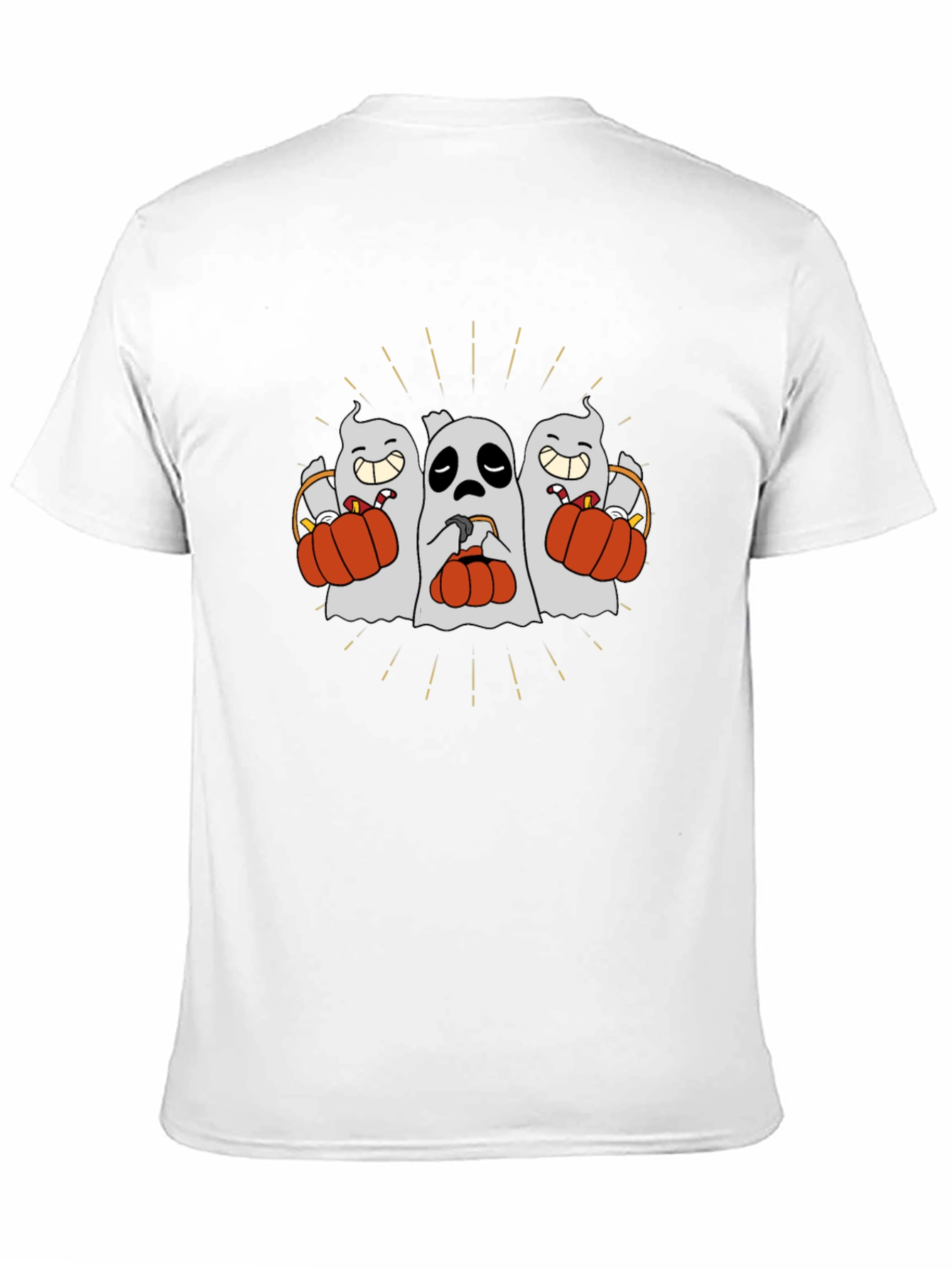 Spooky Ghost Trio Halloween T-Shirt