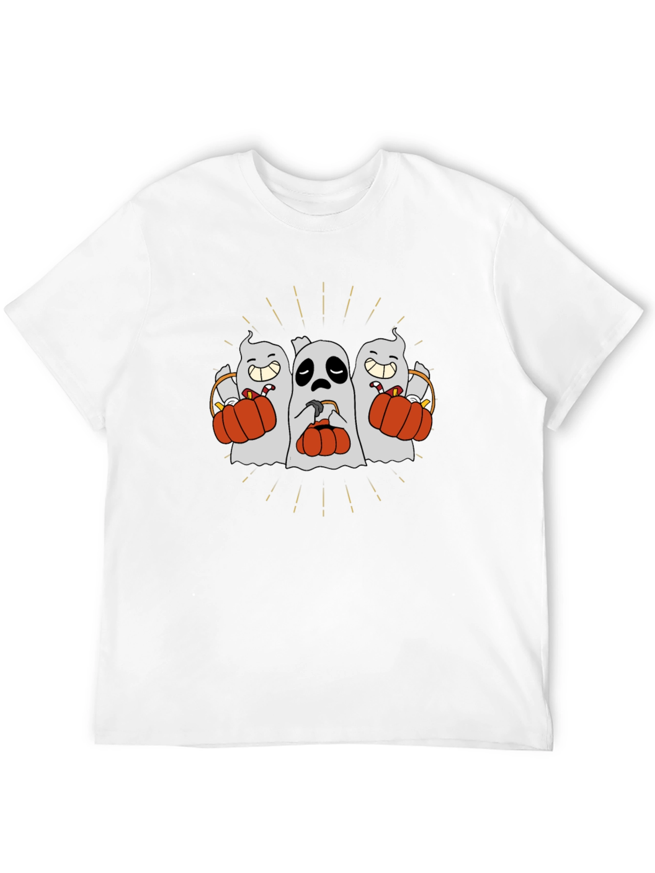 Spooky Ghost Trio Halloween T-Shirt