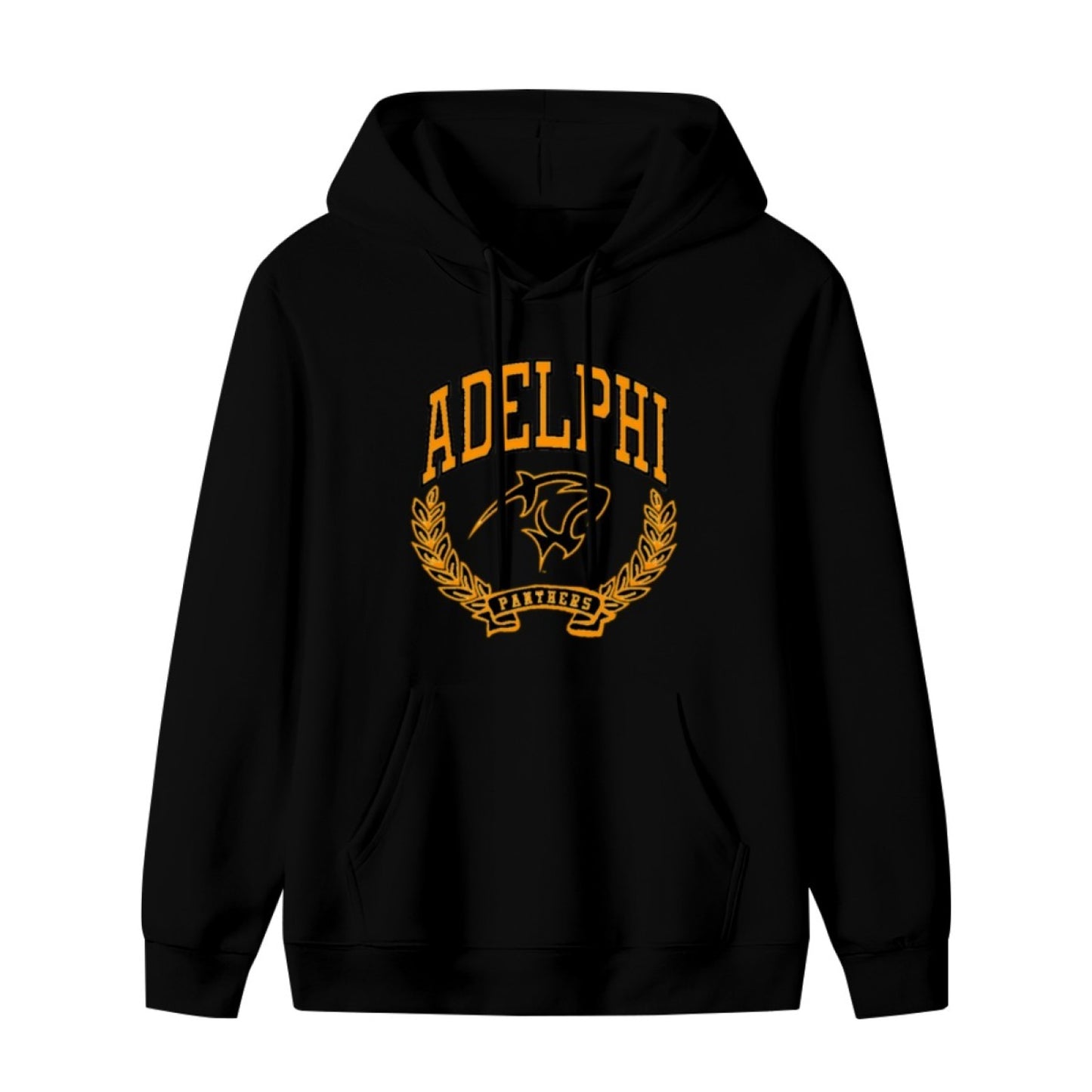 Trendy New Unisex Black Hoodie - Cute Cartoon Cat Pattern - Cozy Sweatshirt - American Direct Shipping