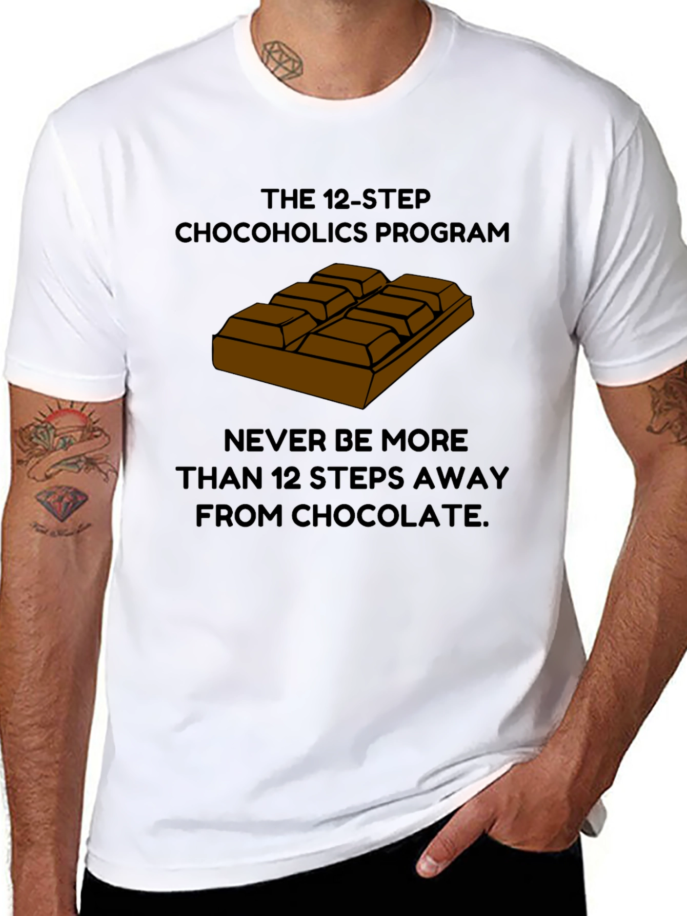 Chocoholics 12-Step Program T-Shirt