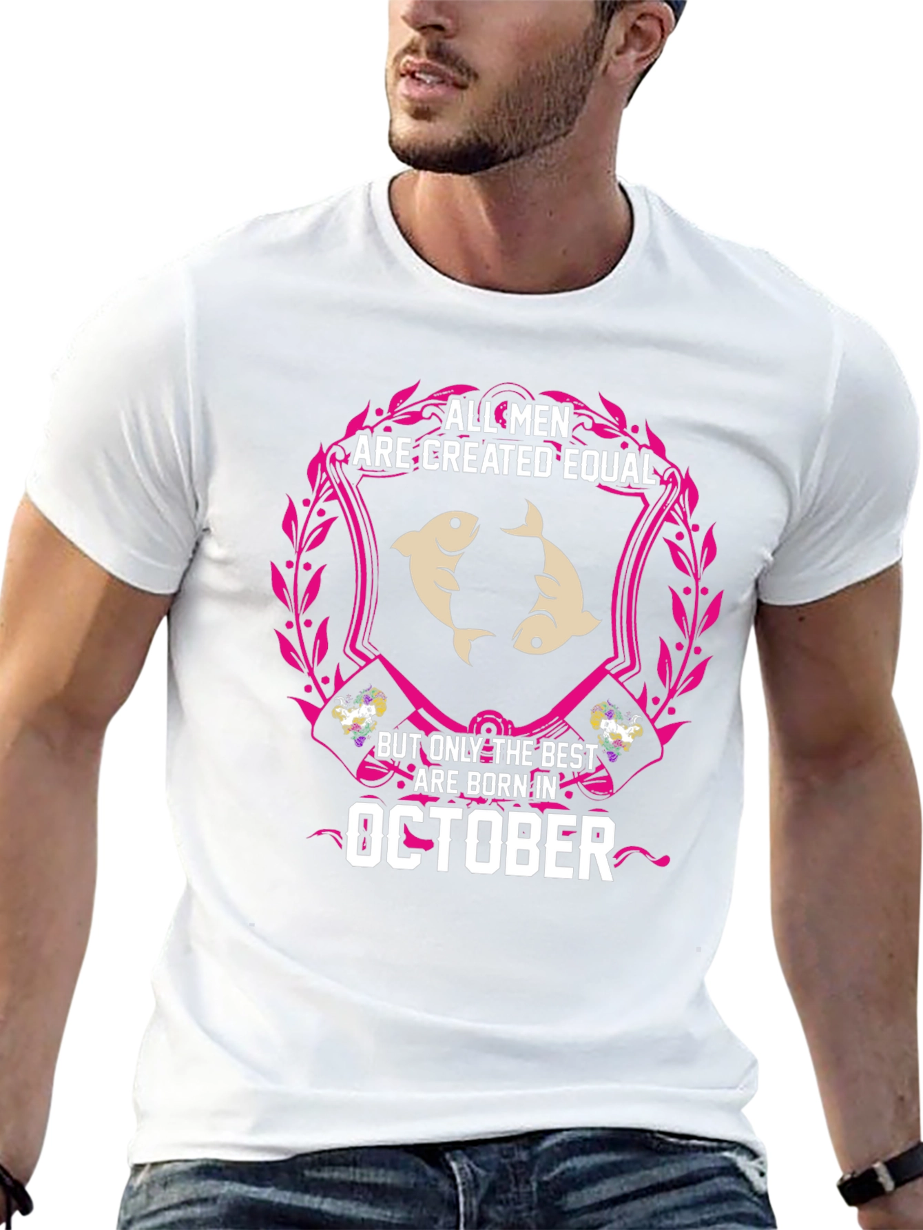 October Birthday Mens Graphic Tee