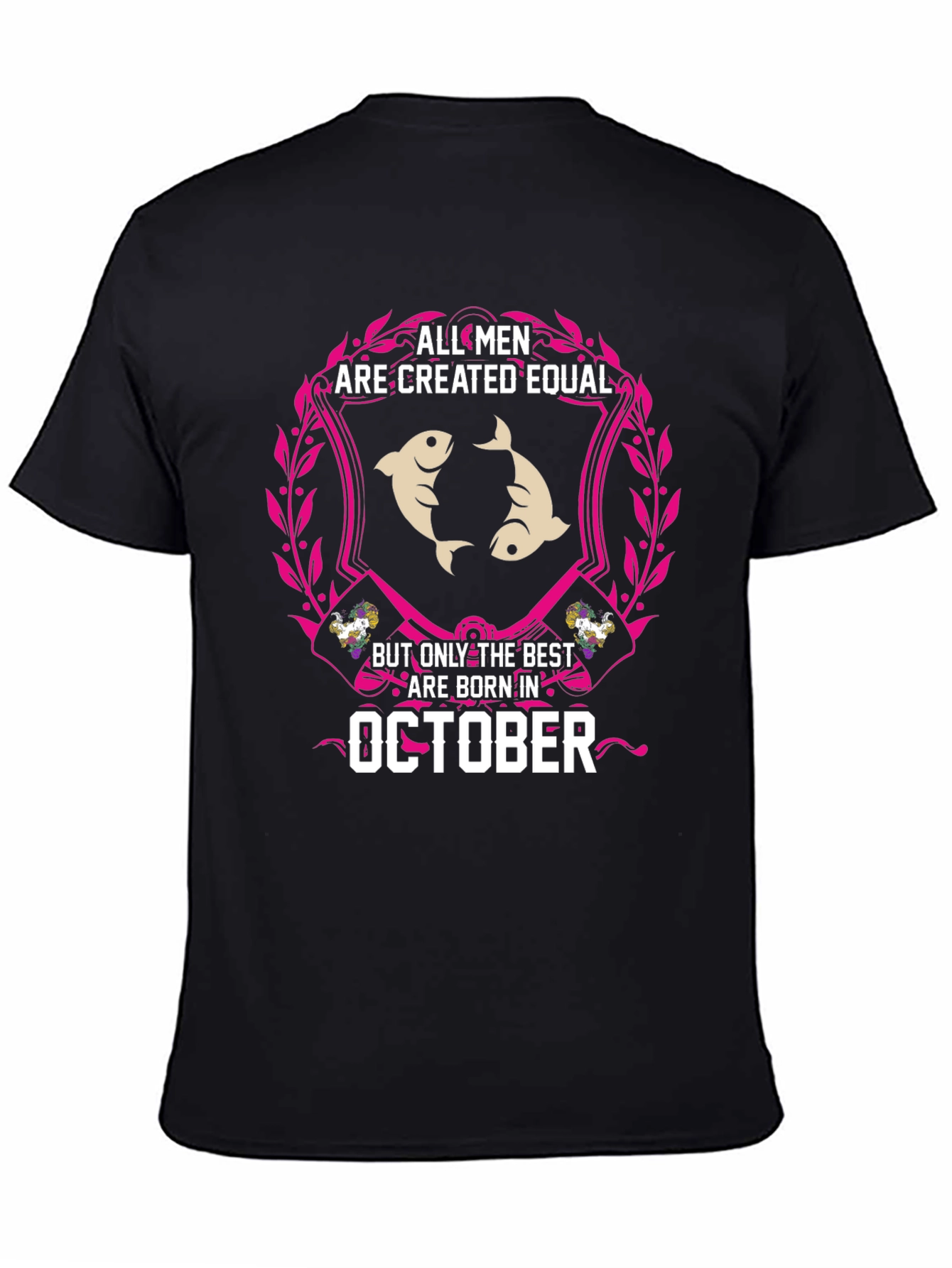 October Birthday Mens Graphic Tee