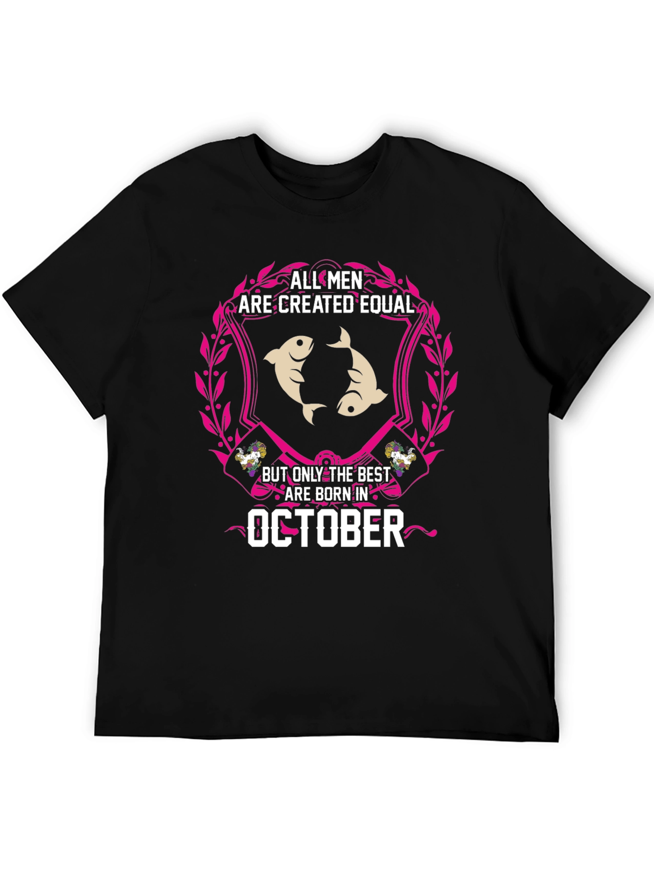 October Birthday Mens Graphic Tee
