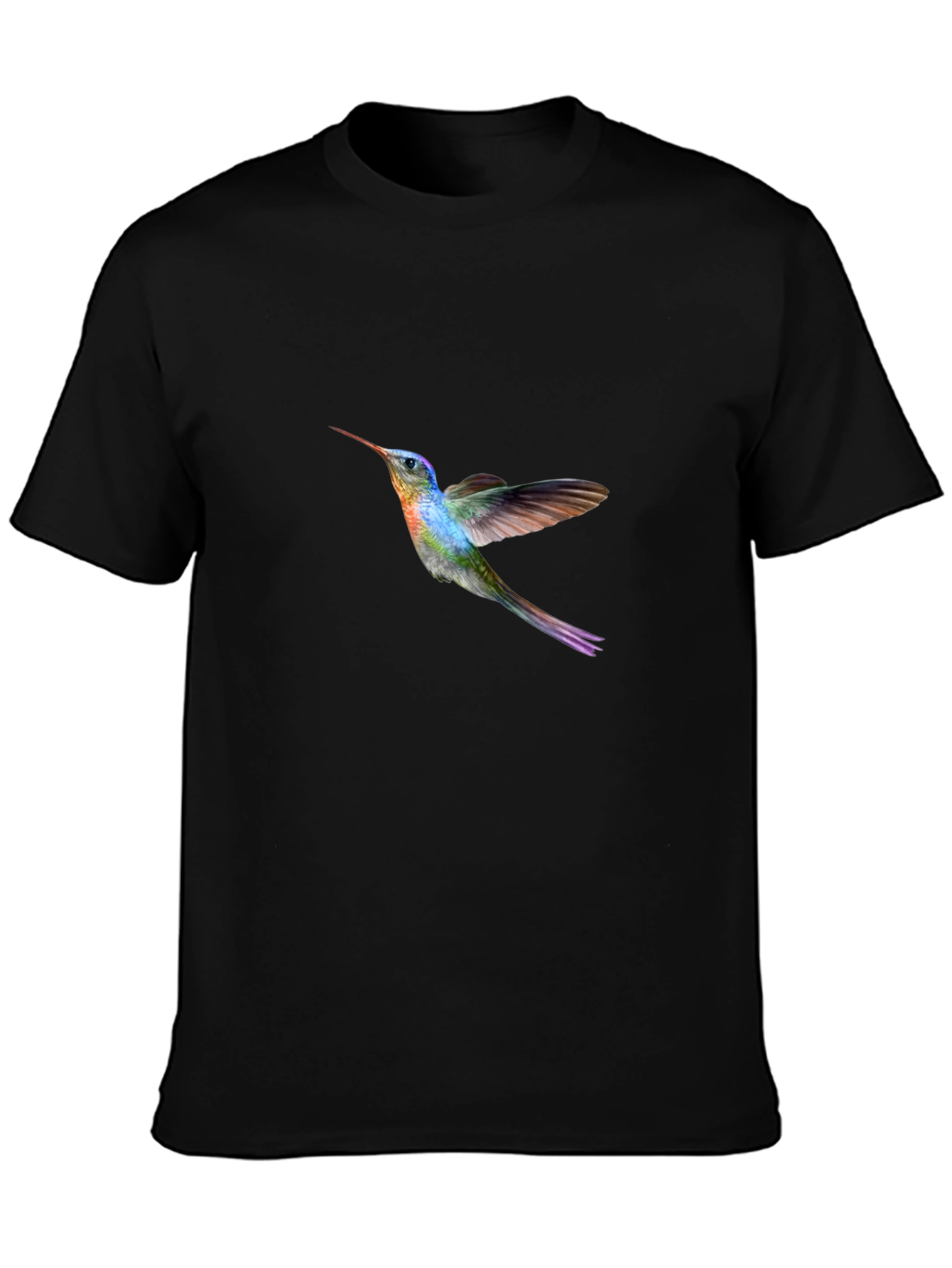 Hummingbird Graphic Black T-Shirt