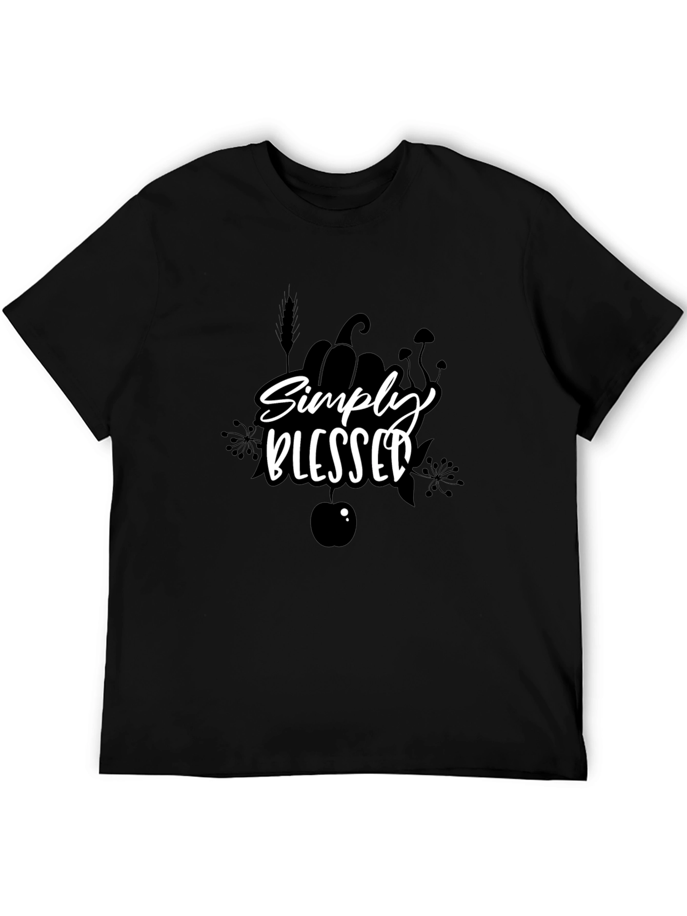 Simply Blessed Black T-Shirt