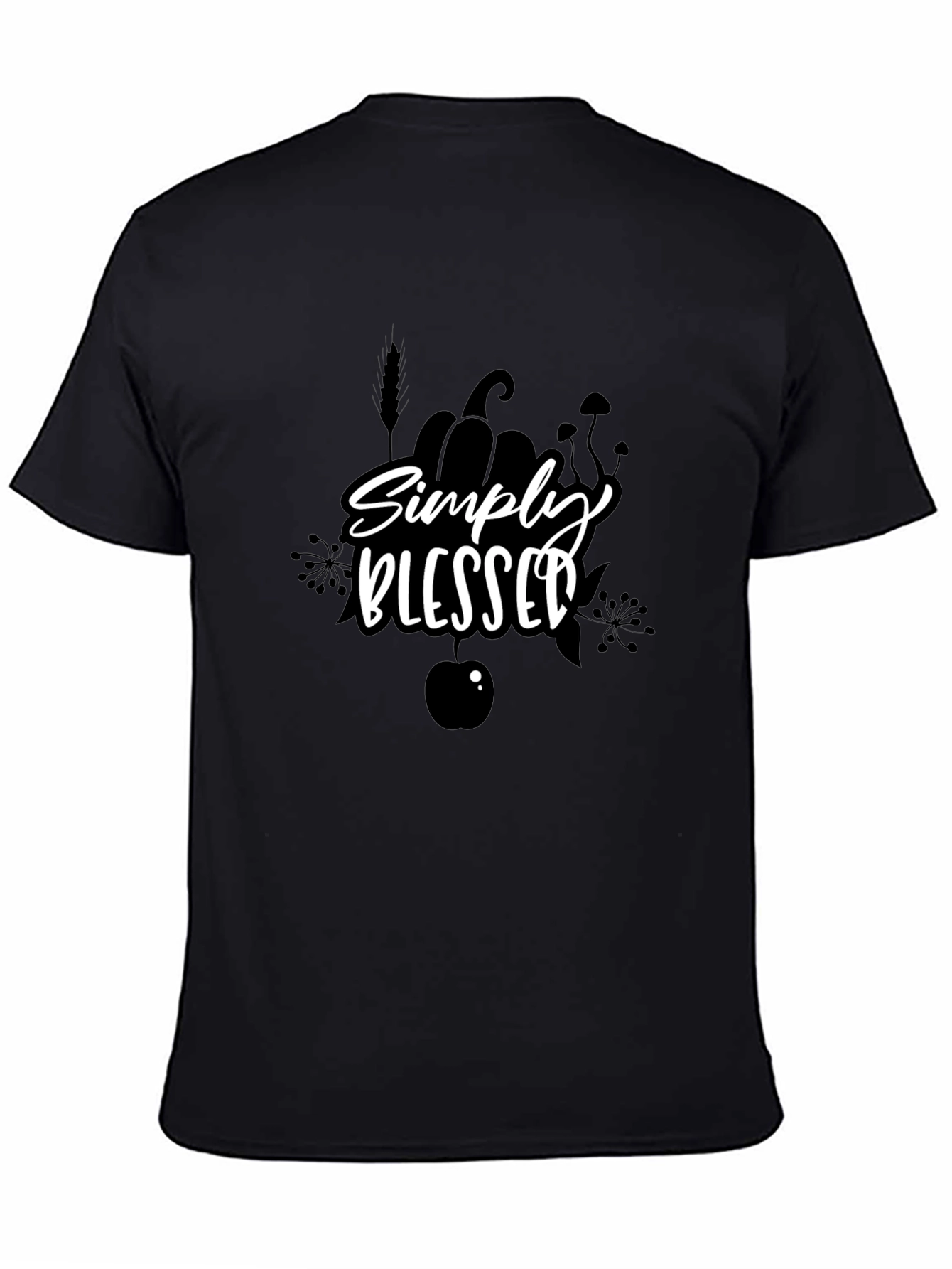 Simply Blessed Black T-Shirt