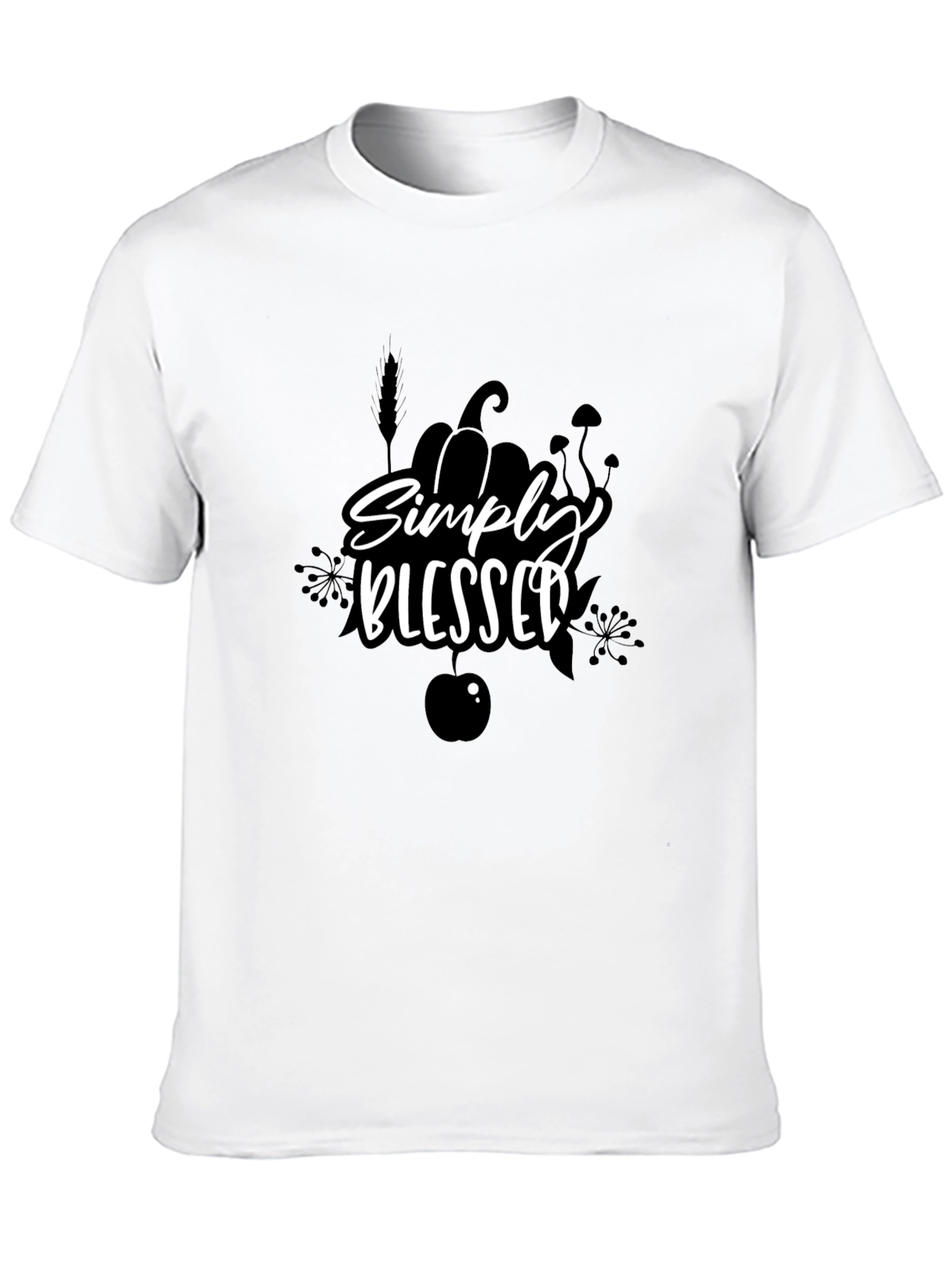 Simply Blessed Black T-Shirt