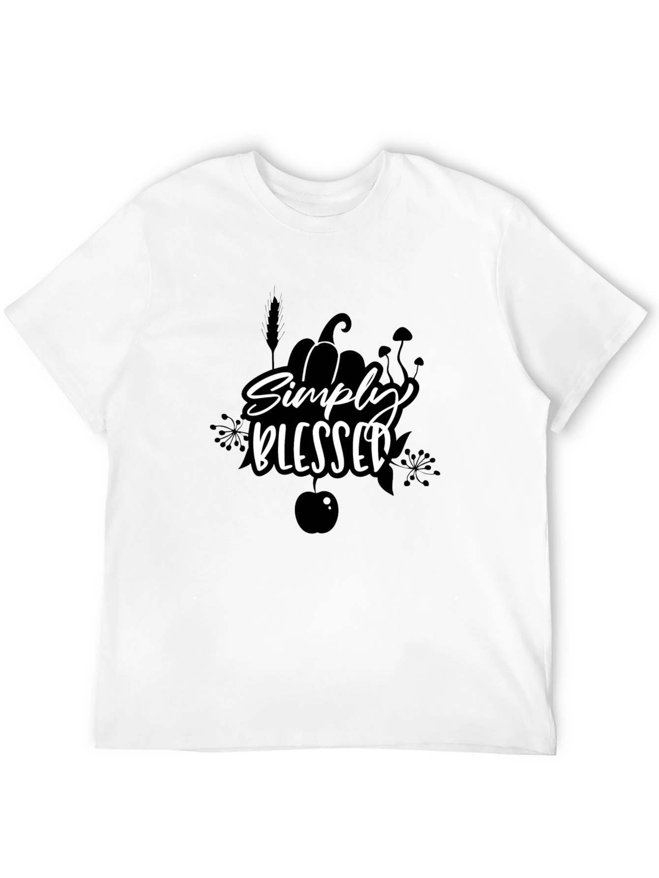 Simply Blessed Black T-Shirt