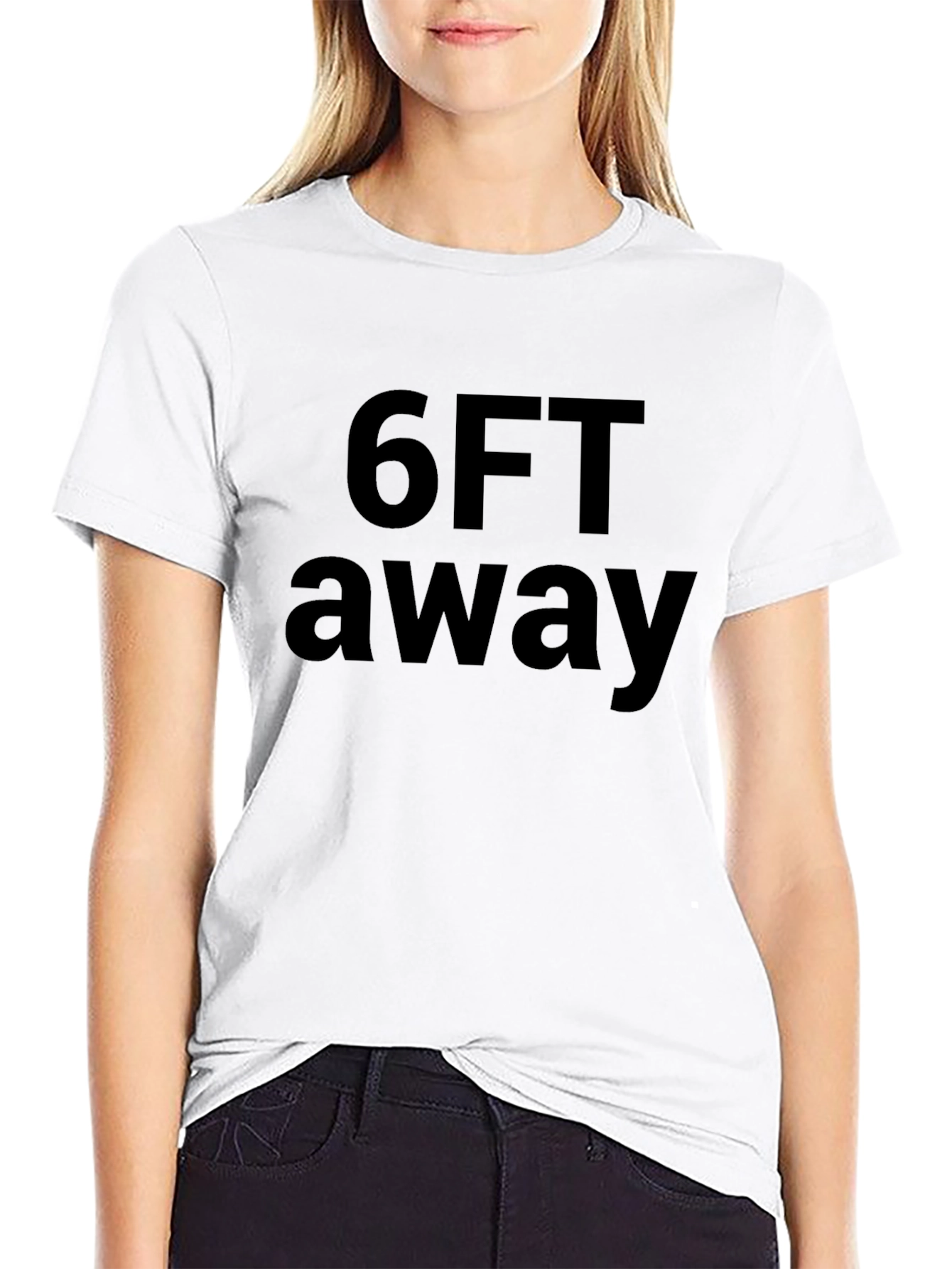 6FT Away Graphic Tee - Social Distancing T-Shirt