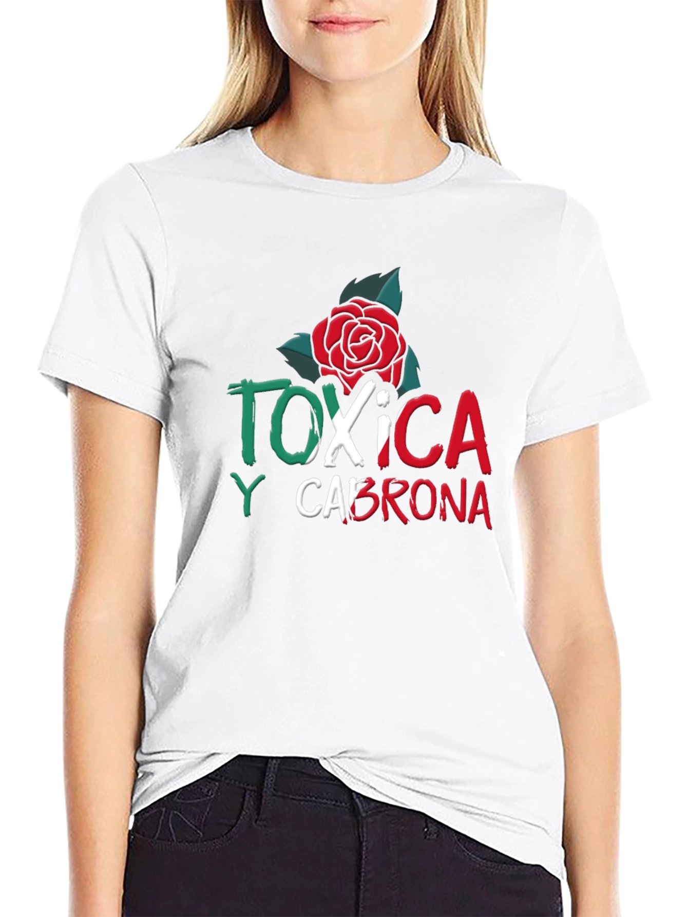 Toxic Rose Graphic Tee - Mens Black T-Shirt