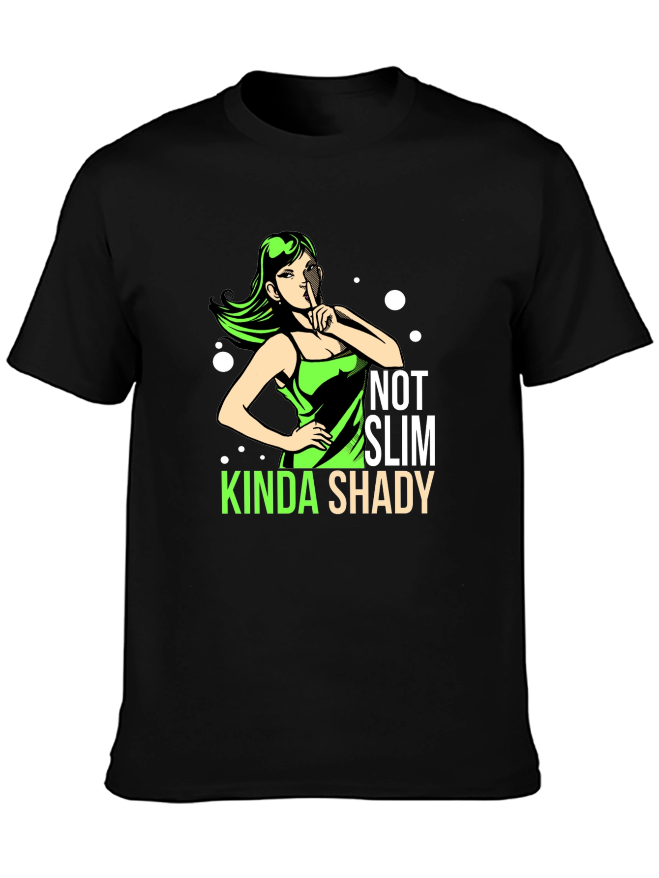 Kinda Shady Graphic T-Shirt - Black