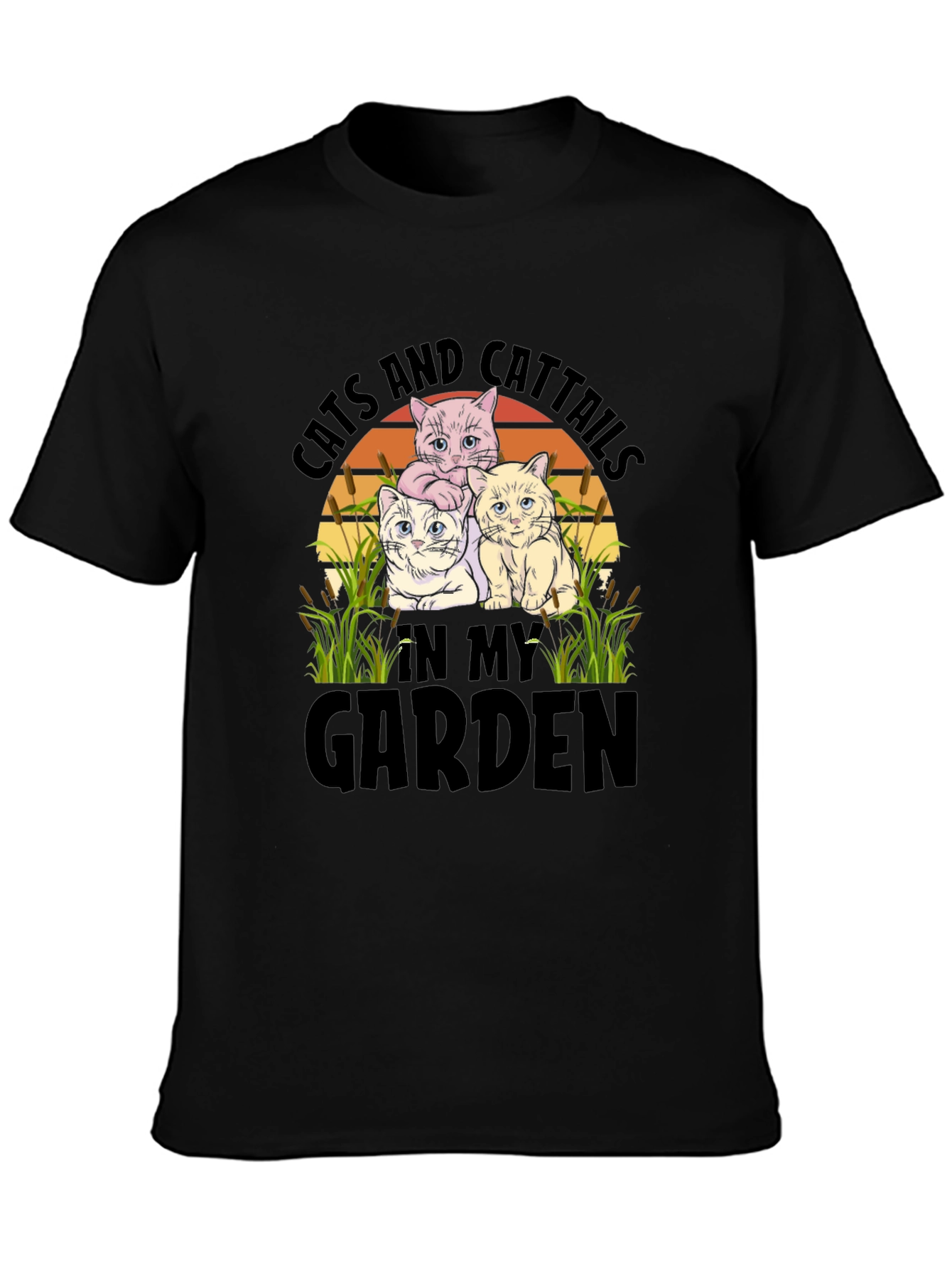 Cats and Cattails T-Shirt