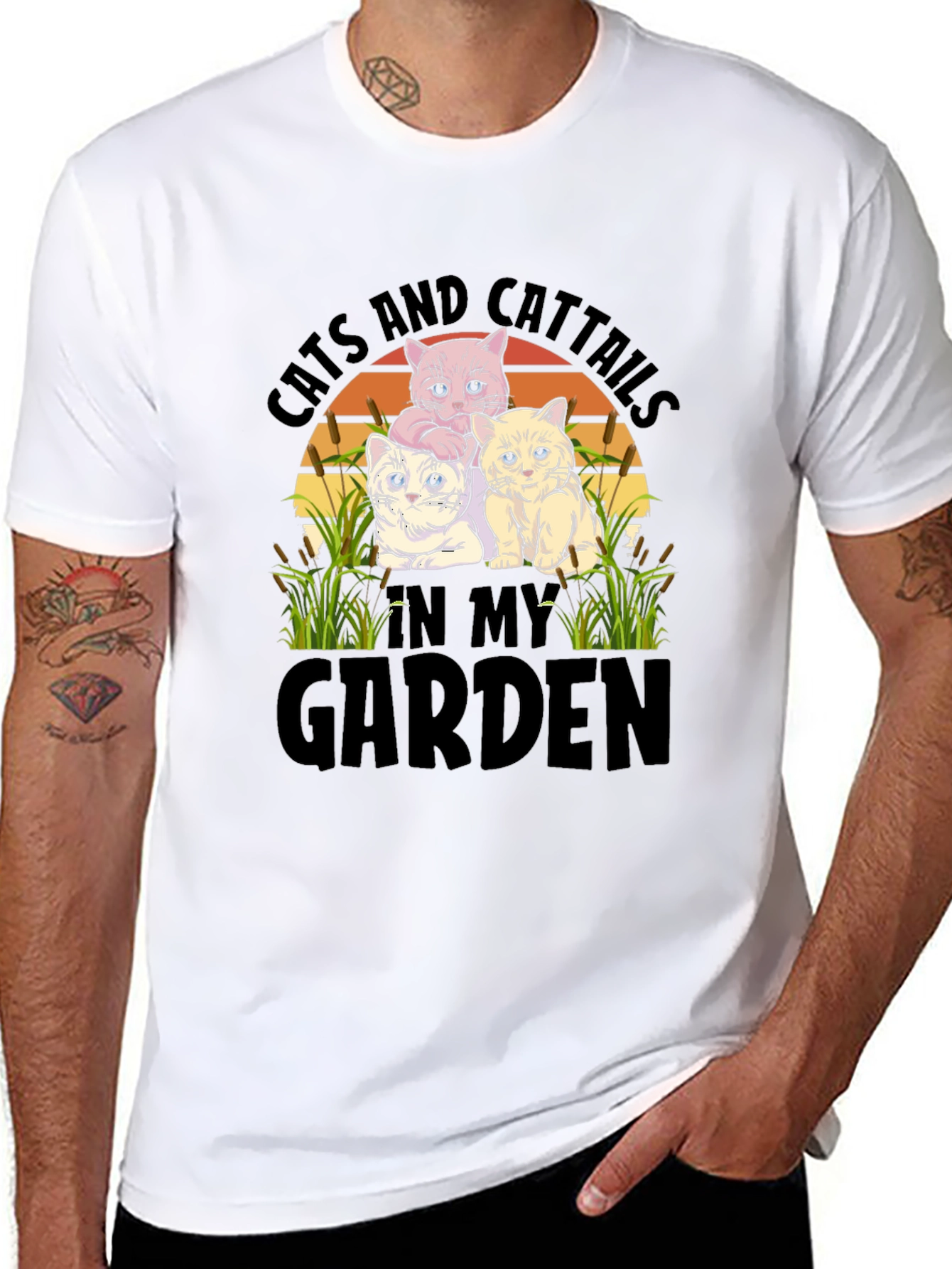 Cats and Cattails T-Shirt