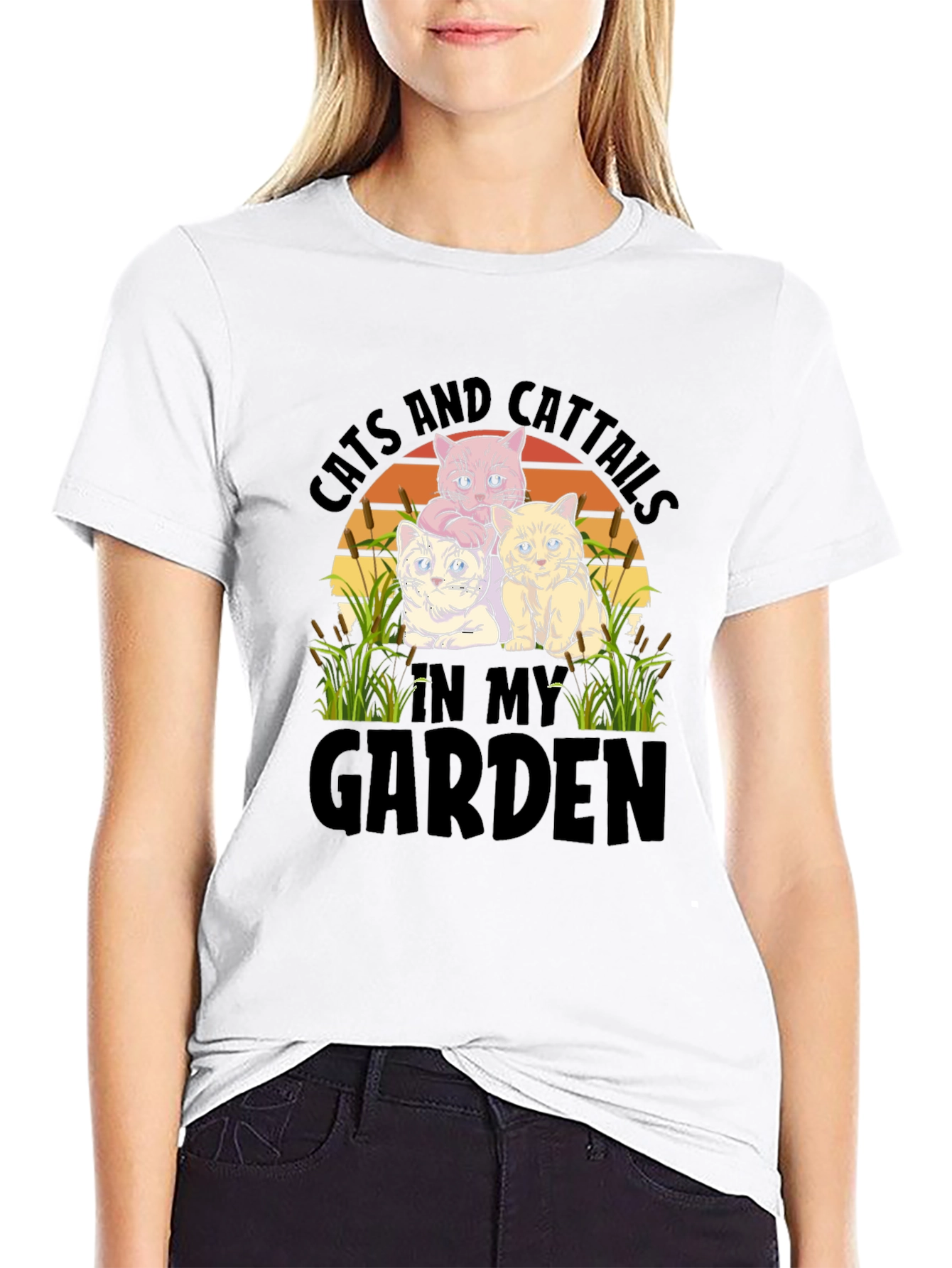 Cats and Cattails T-Shirt