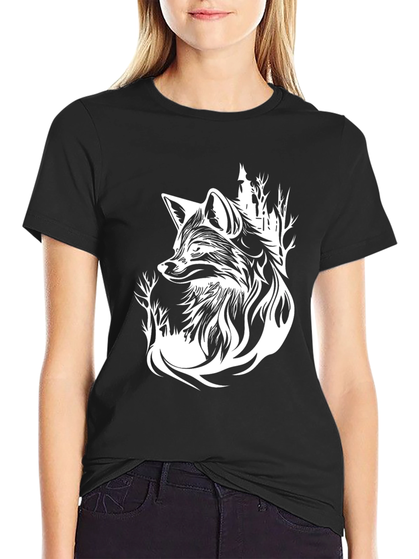 Fox Graphic Black T-Shirt