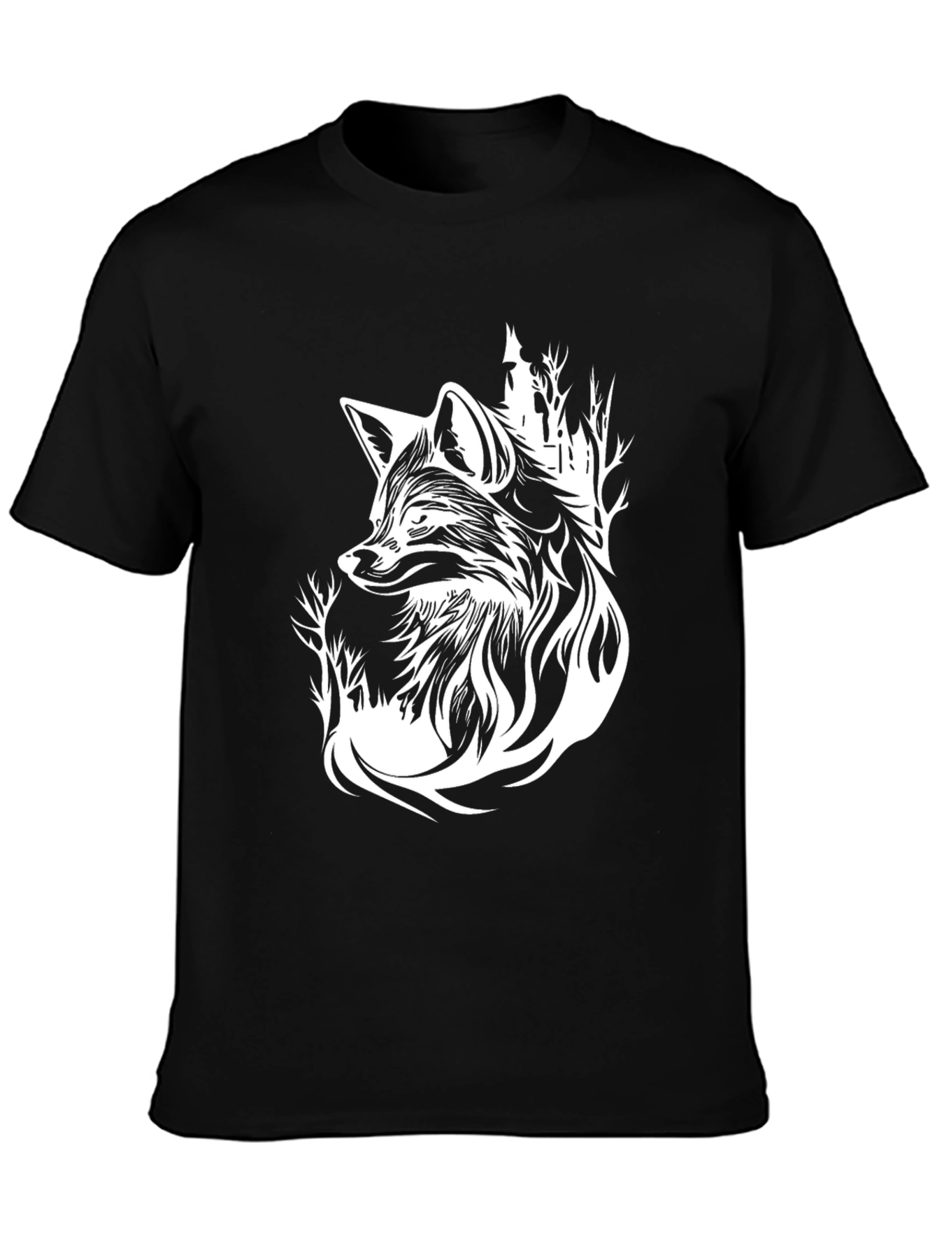 Fox Graphic Black T-Shirt