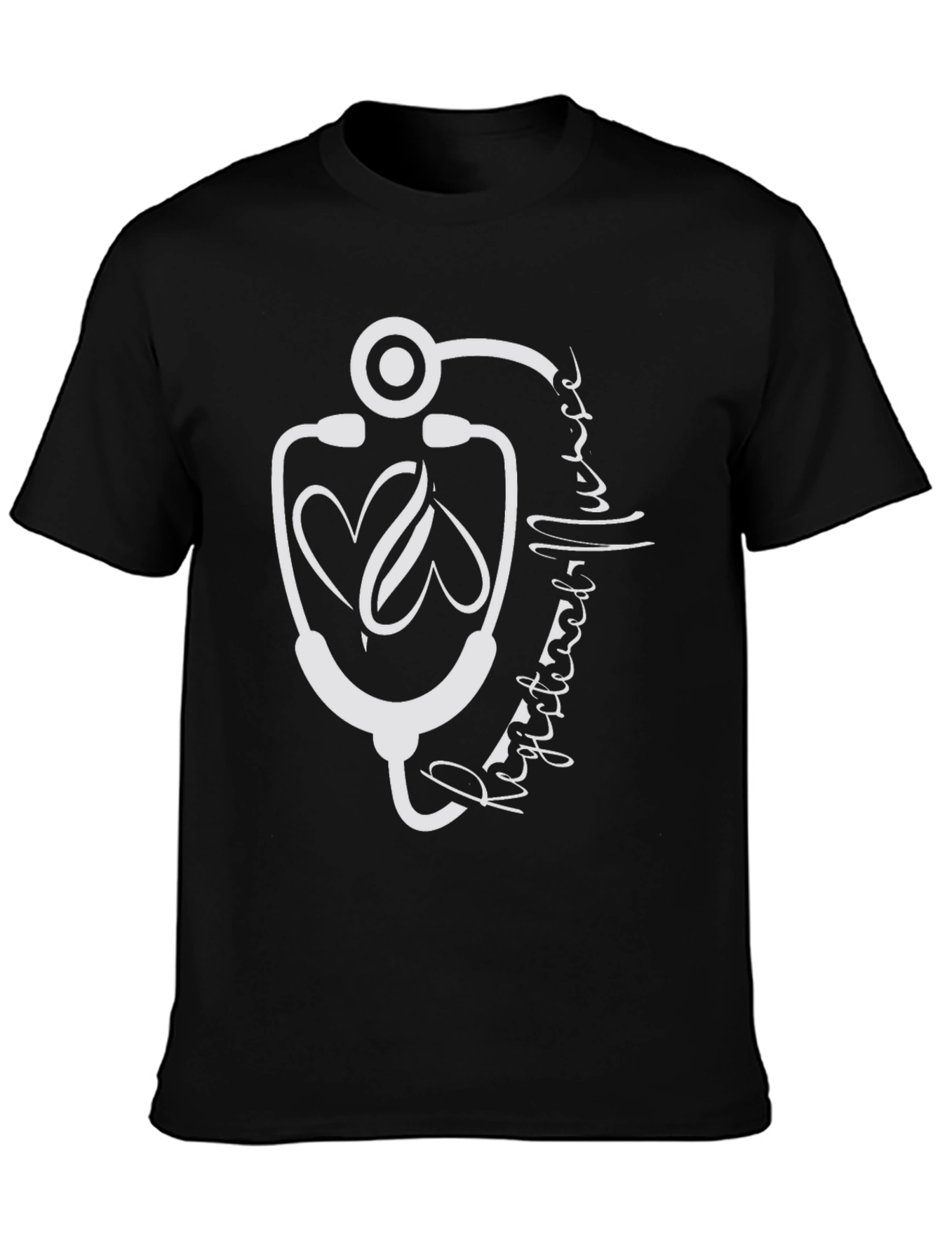 Medical Love T-Shirt: Heartbeat Stethoscope Graphic Tee