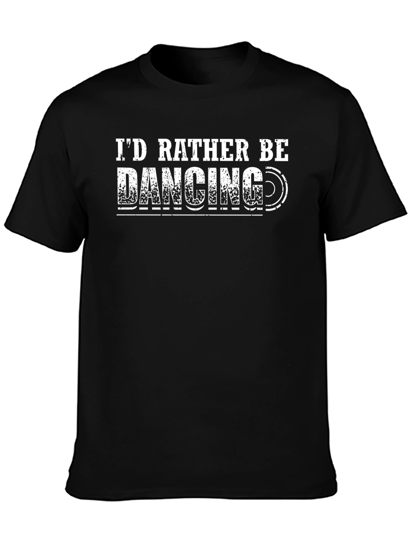 Id Rather Be Dancing Graphic Tee - Black