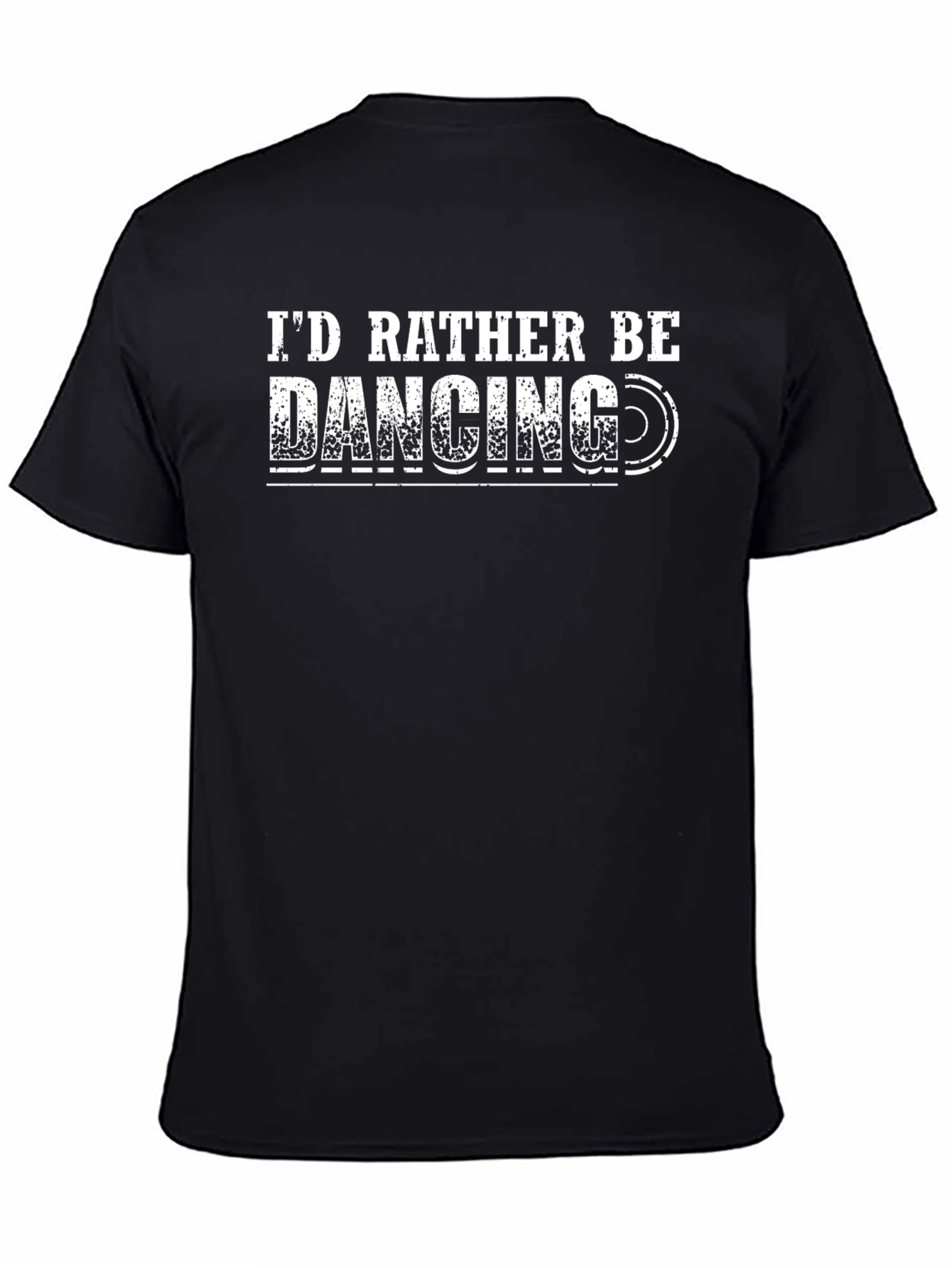 Id Rather Be Dancing Graphic Tee - Black