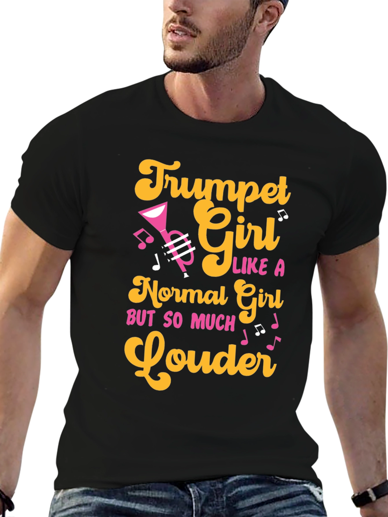 Trumpet Girl T-Shirt - Musician Apparel
