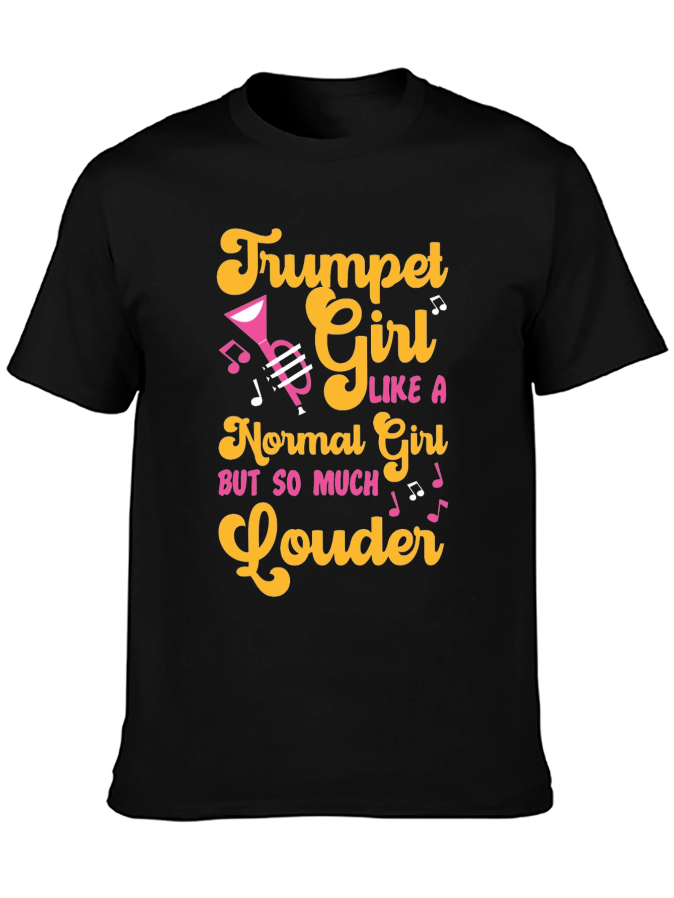 Trumpet Girl T-Shirt - Musician Apparel